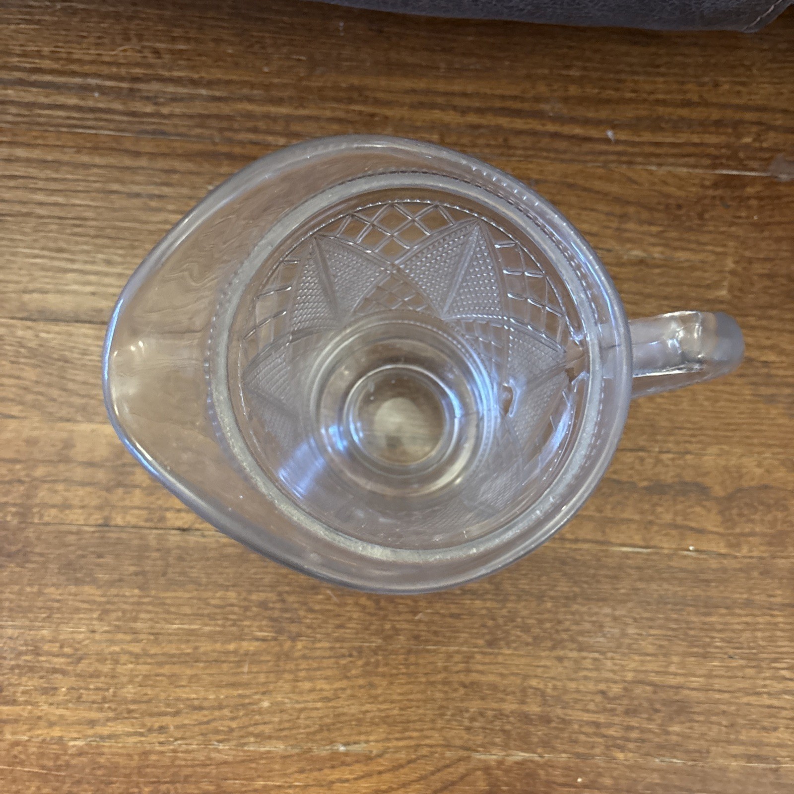 EAPG McKee and Bros National Glass Co No 900 Sunk Diamond and Lattice Pitcher