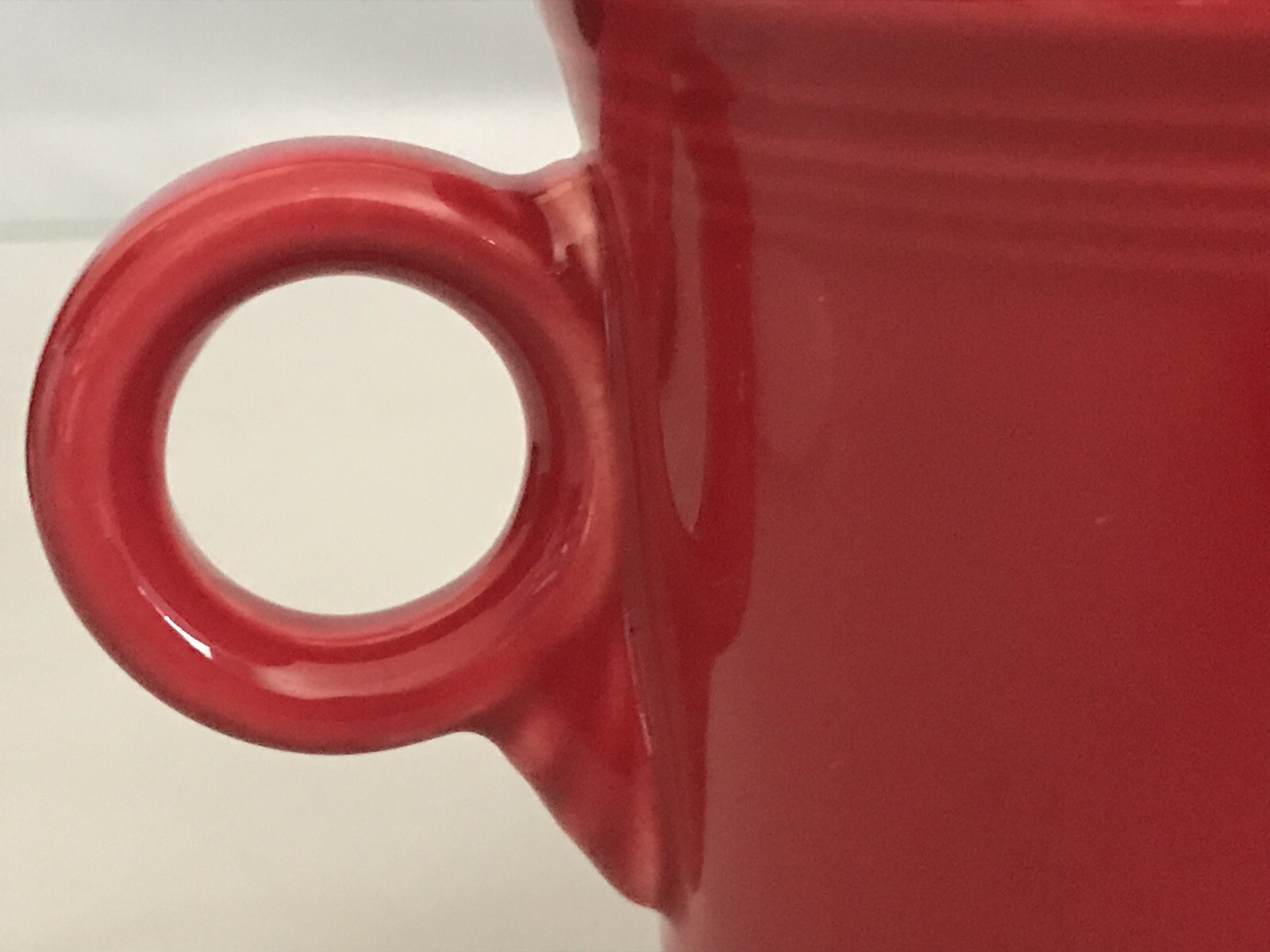 HLC Fiesta USA – Ring Handle Coffee Mug – Scarlet – Contemporary Original 10.25