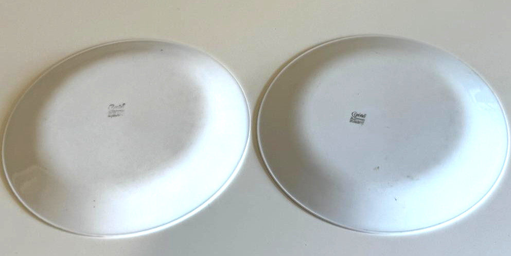 2 VTG Dinnerware Plates Corelle by Corning “Wildflower” Pattern 10.25″ Retro