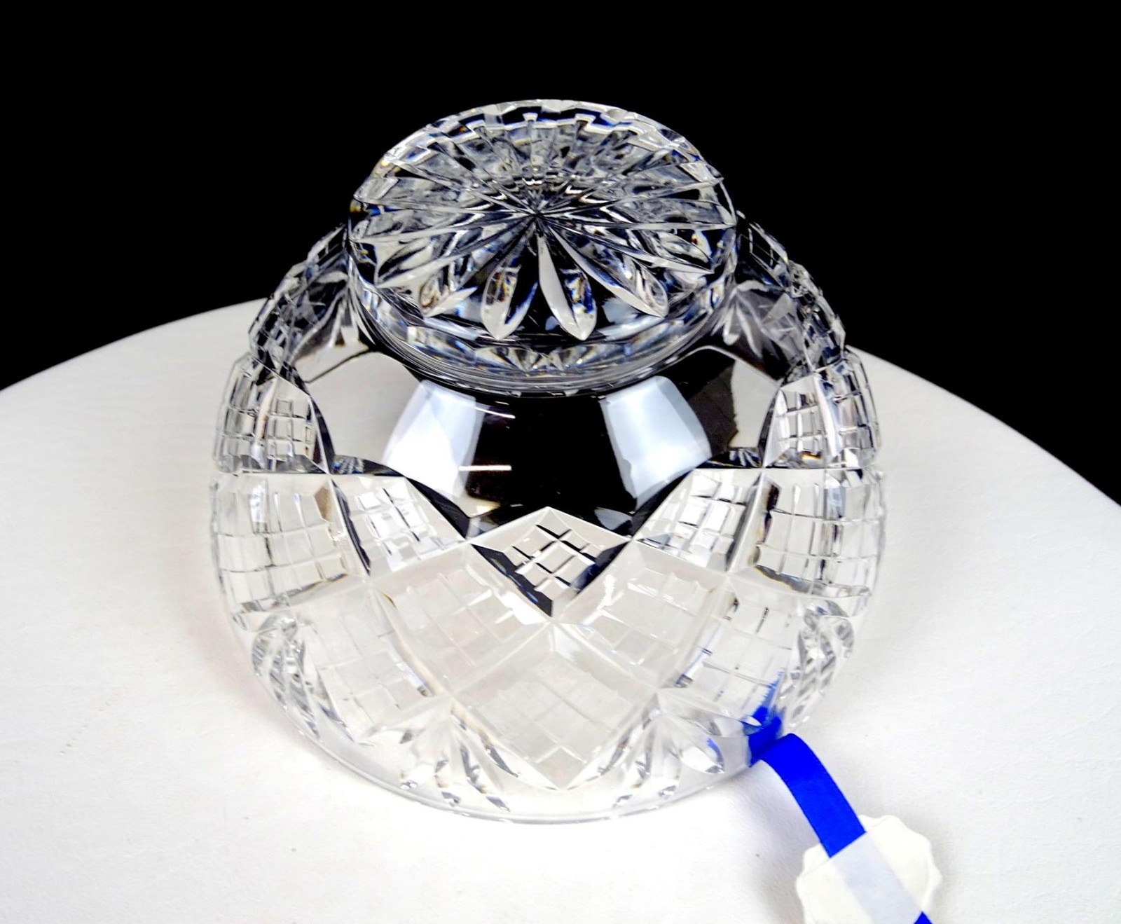 TIPPERARY SIGNED BRILLIANT CRYSTAL GRANVILLE SUITE 6 1/2″ FOOTED BOWL 1994-1997