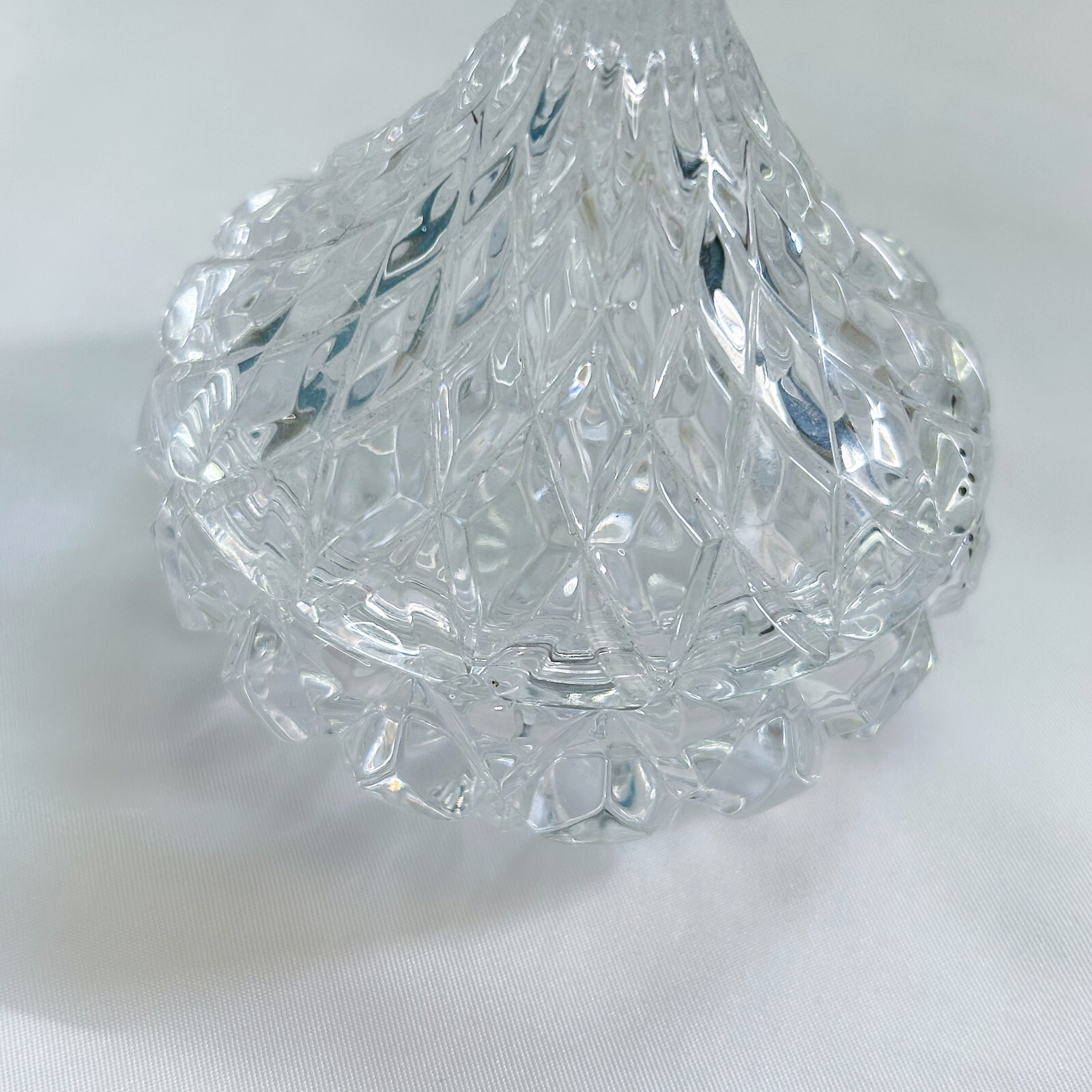 Hershey’s Kiss 1987 Lead Crystal Two-Piece Dish by Jonal with Box
