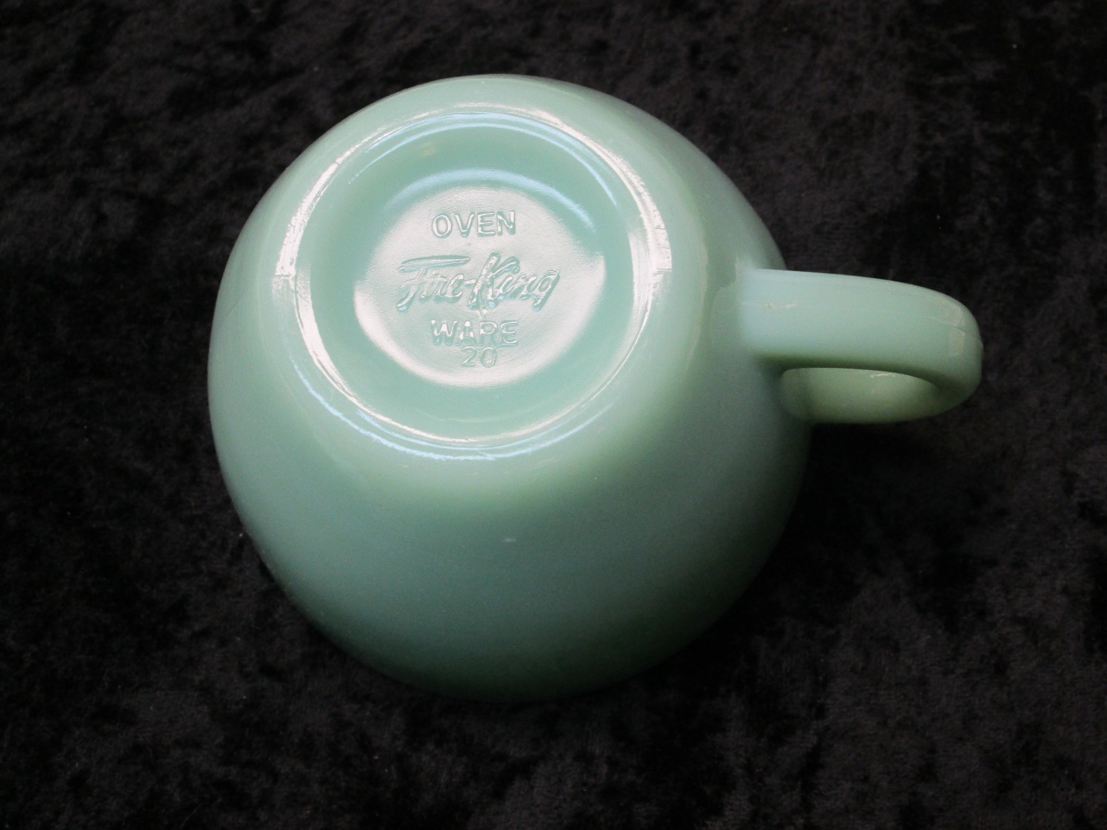 Fire-King Jade-ite Restaurant Ware #G319 Cup & #G295-6″ Saucer Mint NOS