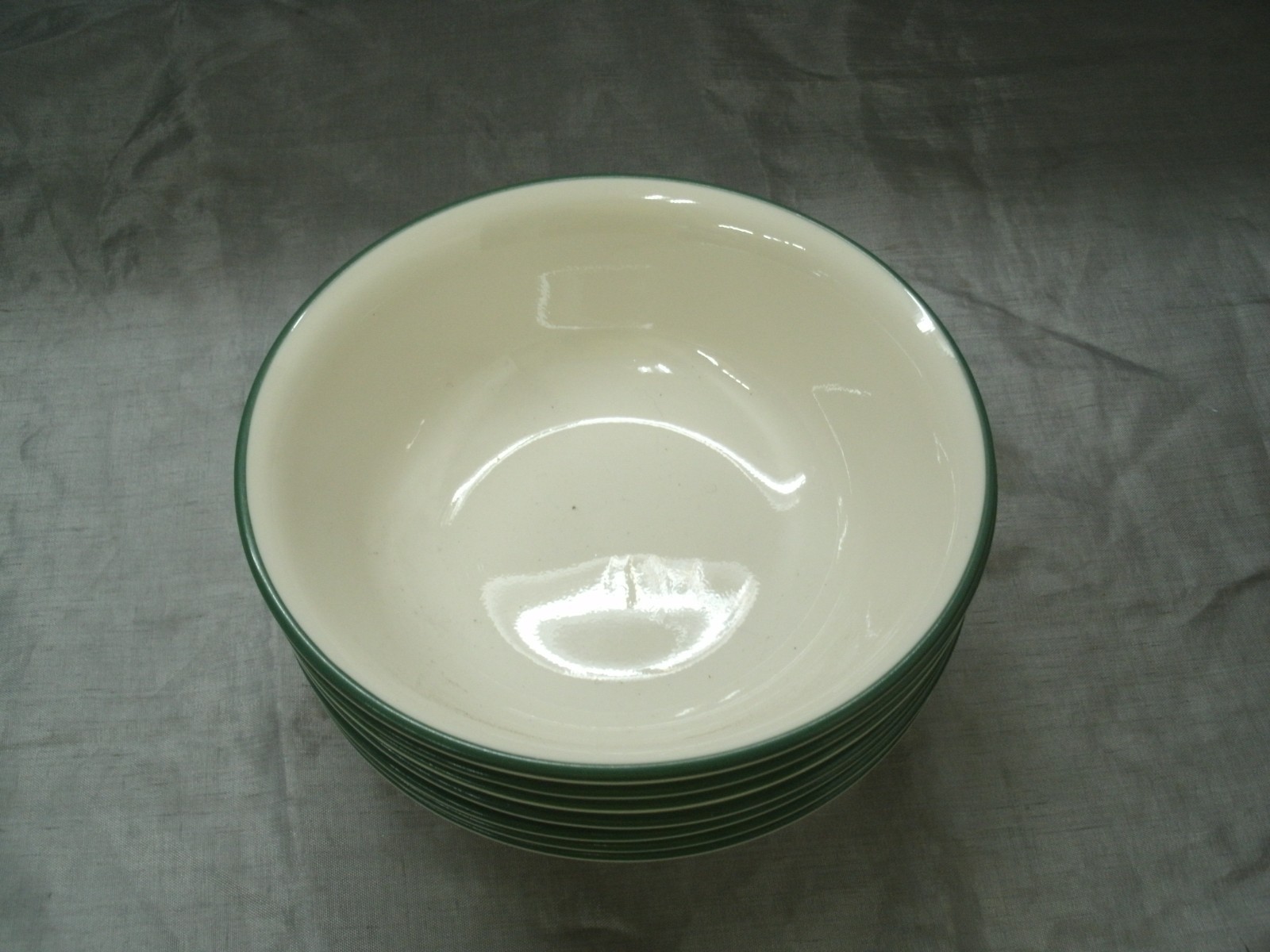 Corning Ware Corelle GARDEN HOME Set of 7~6-1/4″ 18oz Soup Cereal Bowls Vtg USA