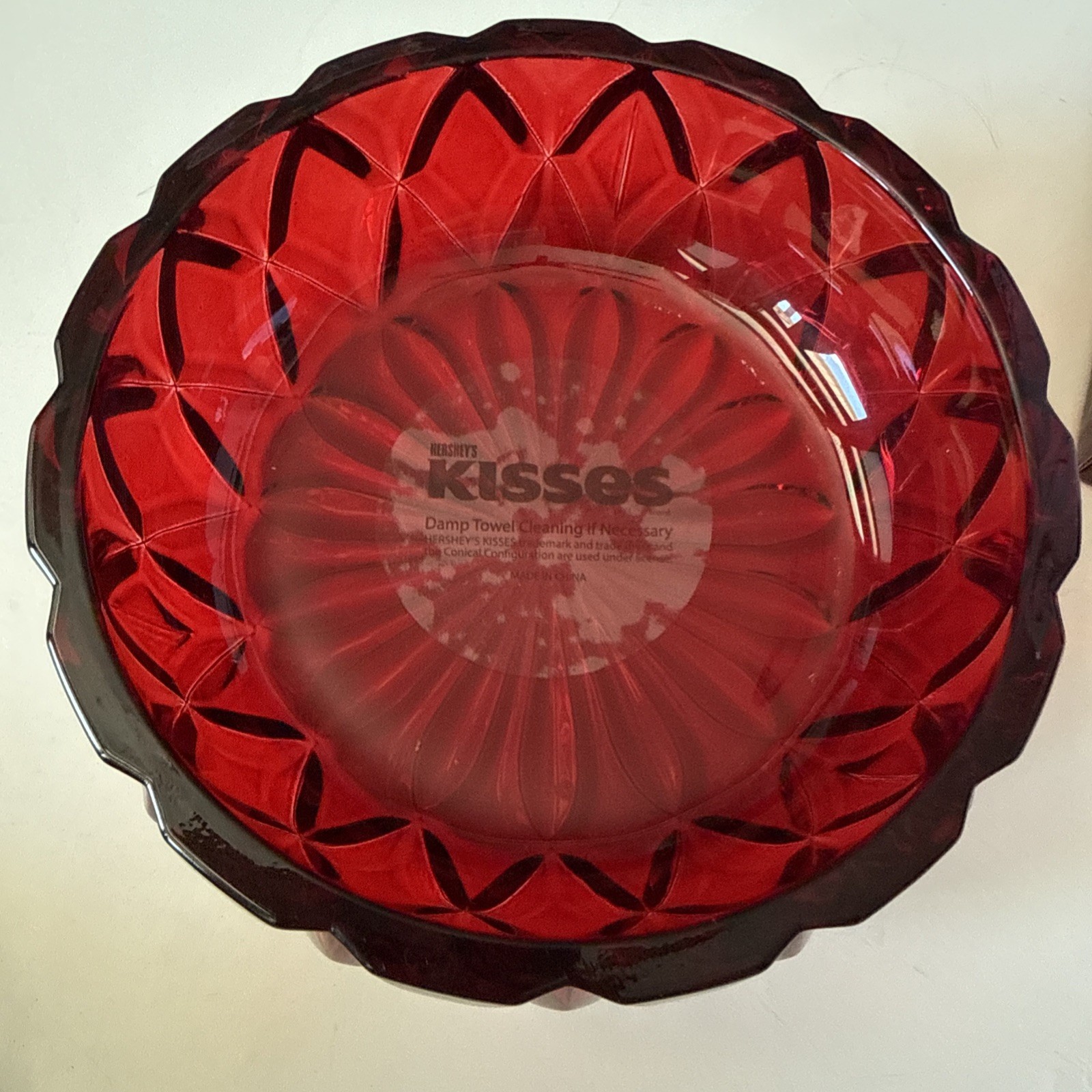 Hershey’s Kisses Shannon Godinger Crystal Red Covered Candy Dish