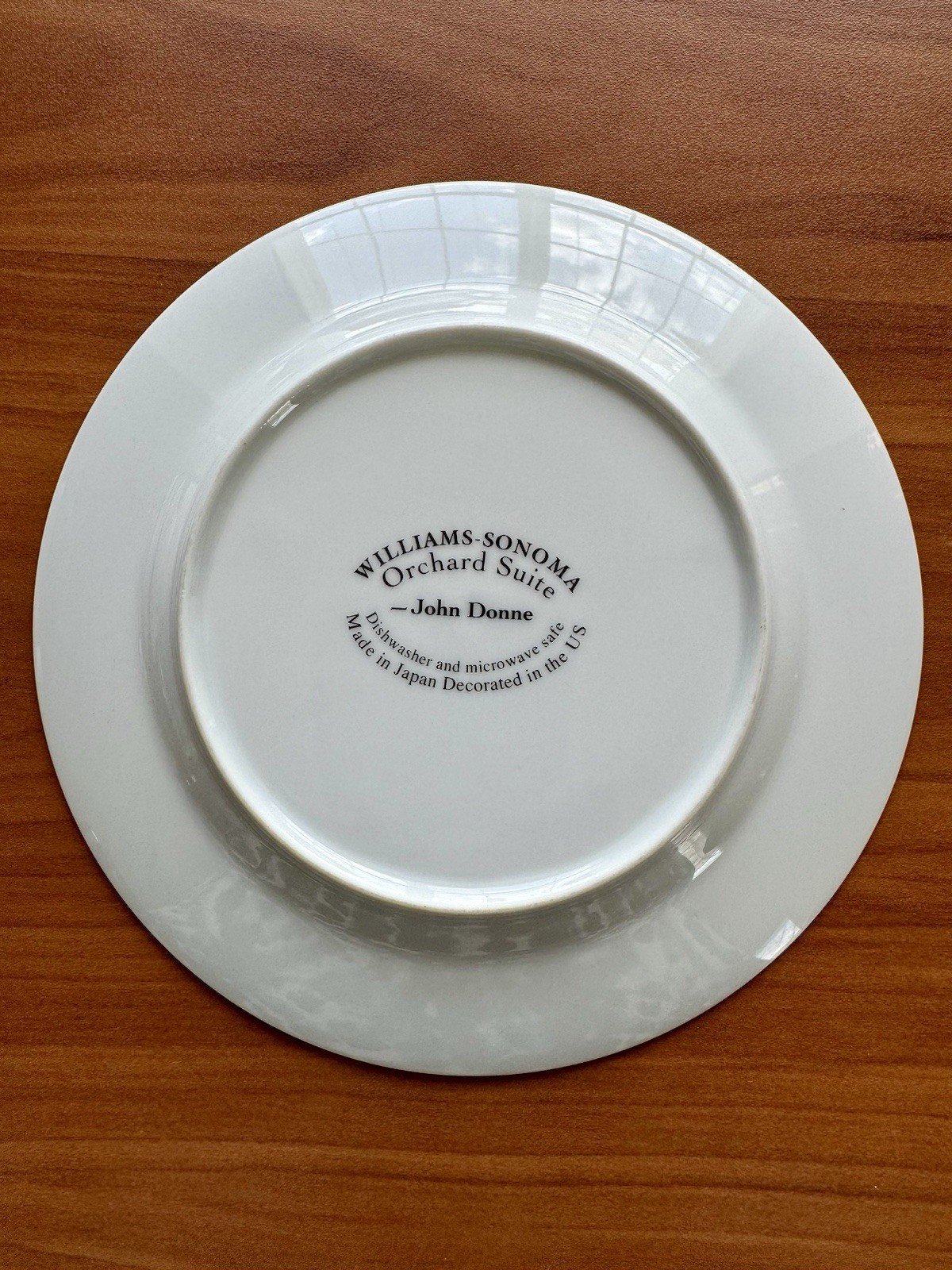 Williams Sonoma Plates 8” Appetizer Fruit Orchard Suite w/ Poetry
