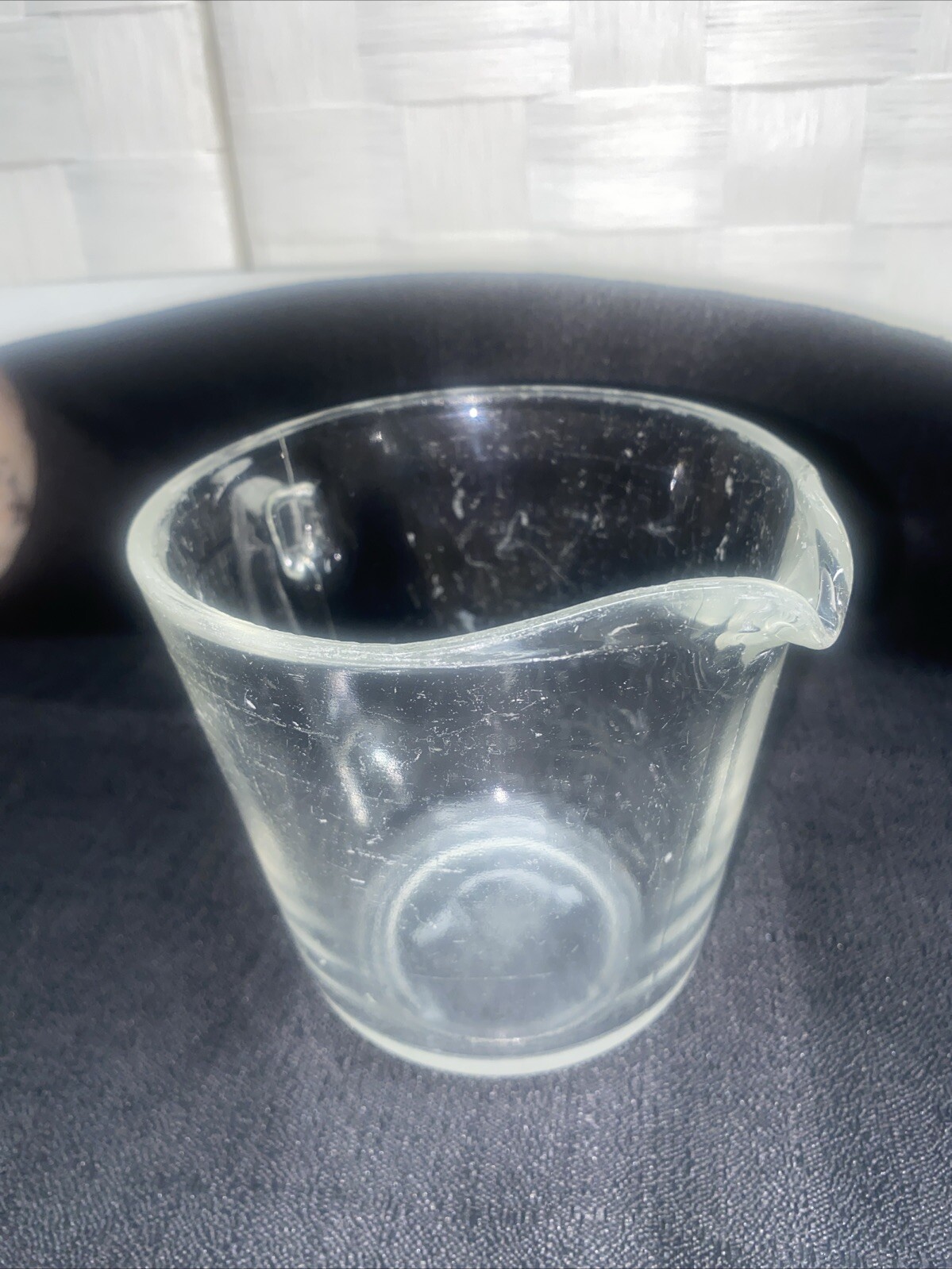 Vintage PUREX 2 Cup 16 Oz Measuring Cup D Handle #516 No Lines Made in the USA