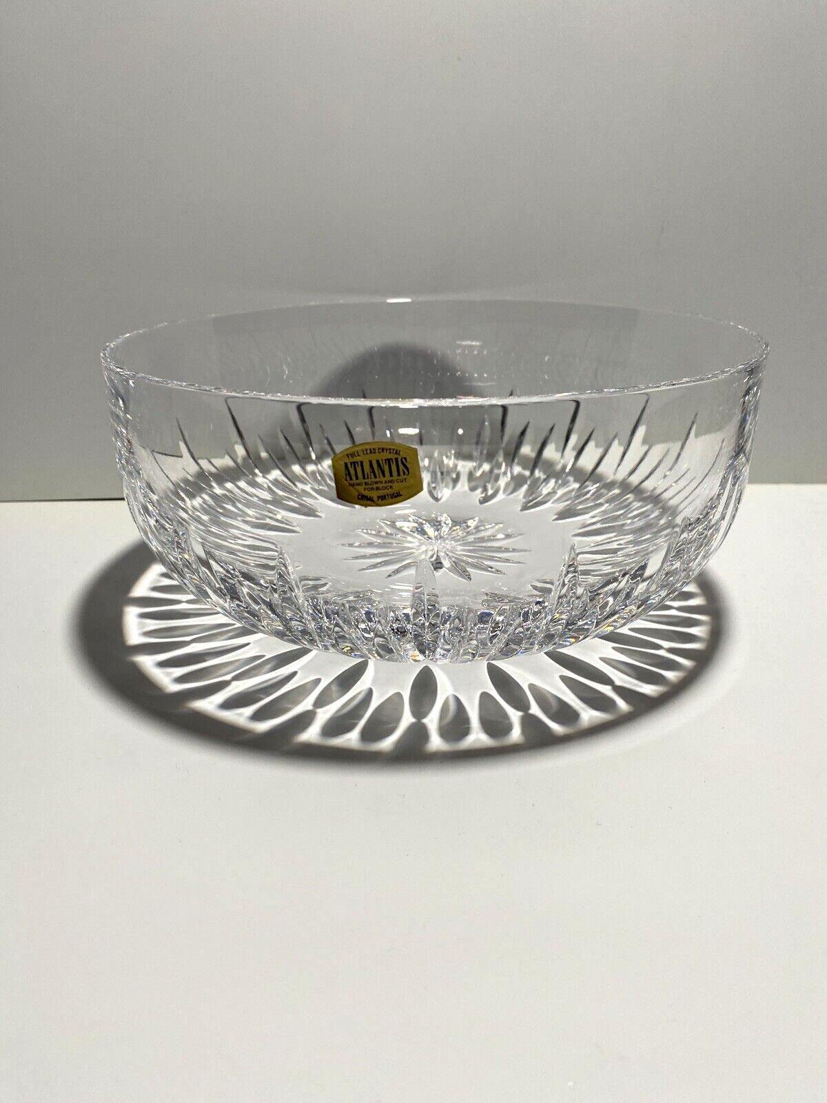 Atlantis Crystal Fruit Bowl 8.25”in Large