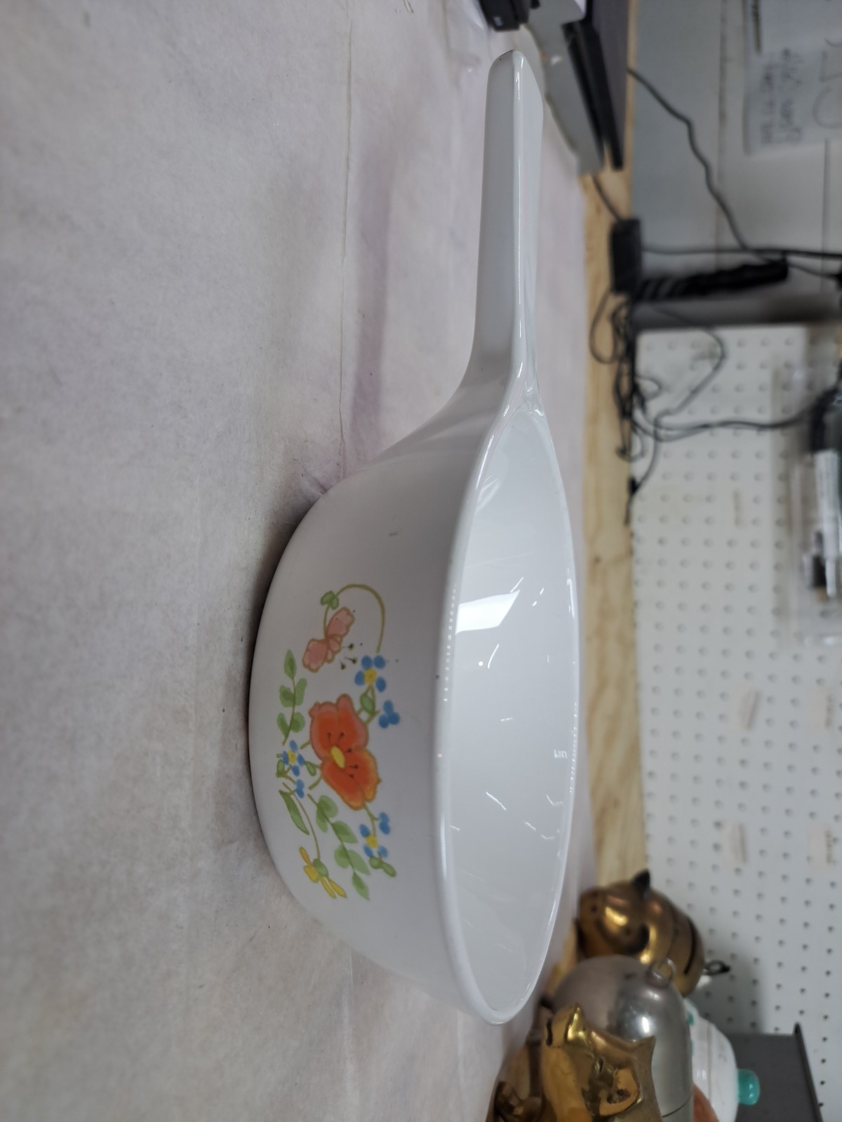 Corning ware Wildflower 1 pint pan with handle P-81-B with no lid Flowers
