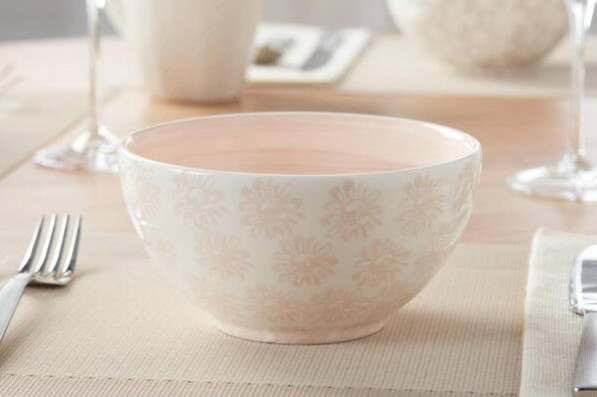 Home Decorators Collection Leyla 4-Piece Hand-Decorated Mix & Match Bowl Set Lot