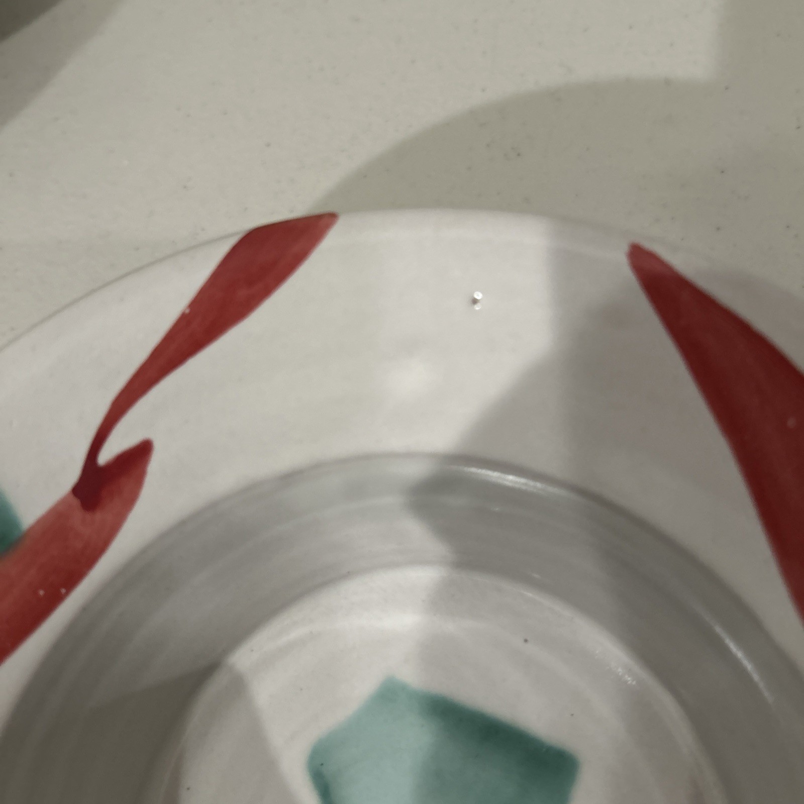 North Carolina Stanley Mace Andersen Pottery 7-1/4″ Flared Soup Bowl, Signed #3