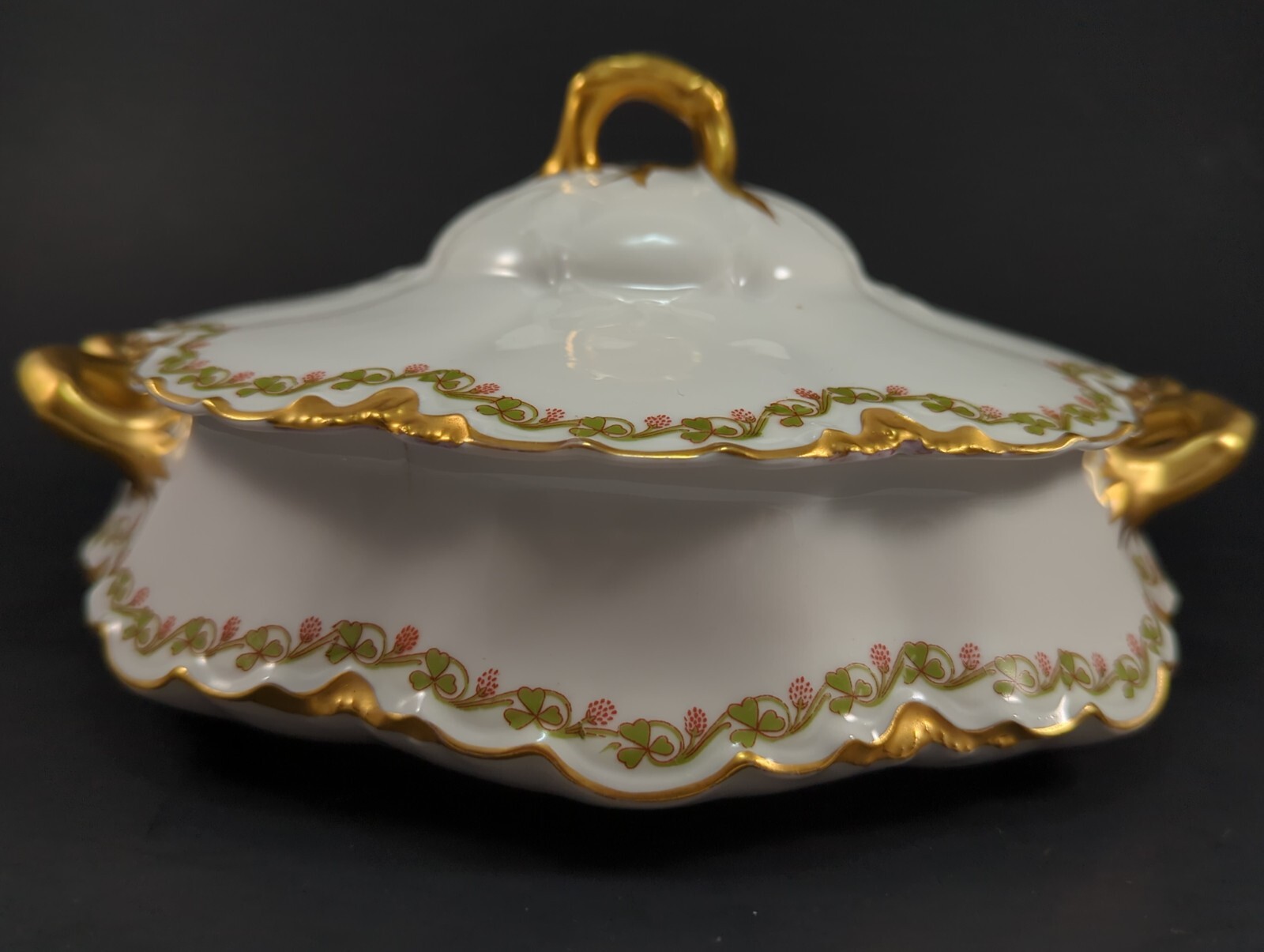 Rare Haviland Limoges Oval and Circular Serving Dishes plus one Circular lid.