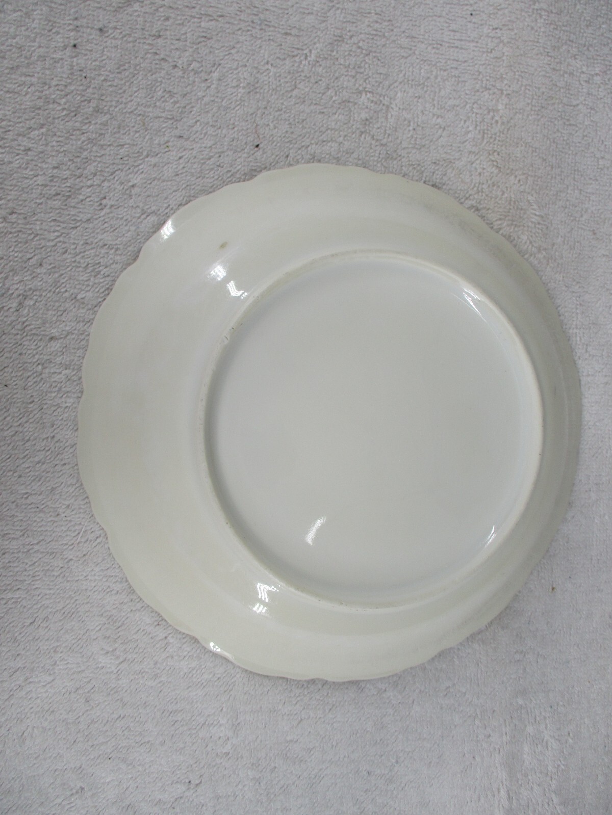 Victorian Austrian Salad Plate Floral Gold Trim Ceramic 8″ Diameter Vintage