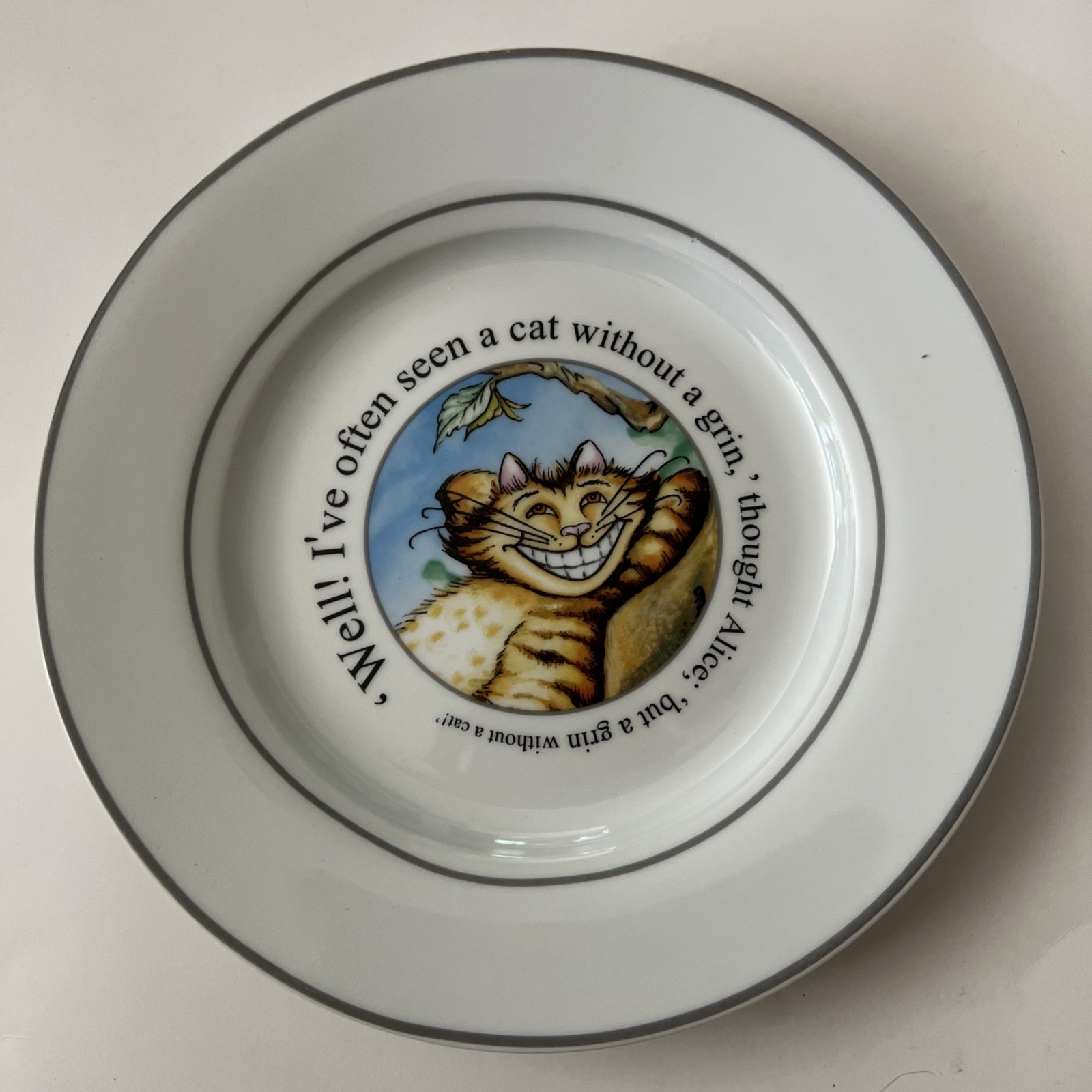 Paul Cardew Alice In Wonderland 8-Inch Plates, Set of 4