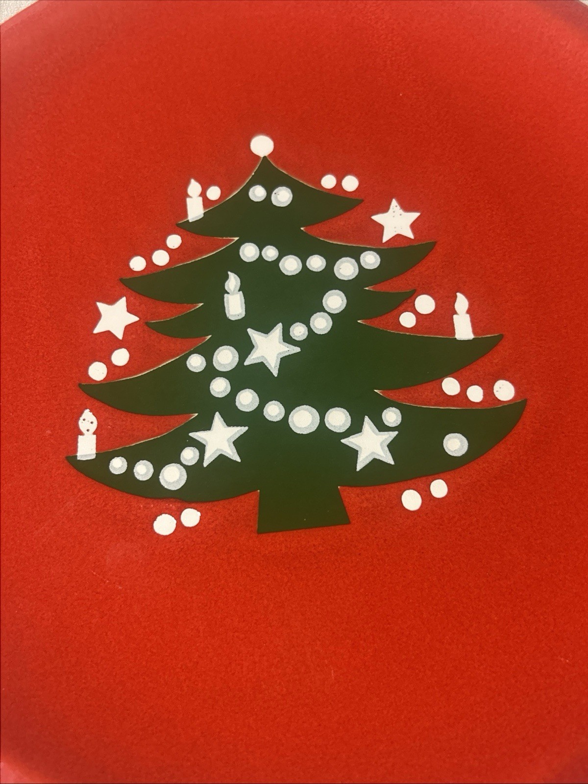 Waechtersbach CHRISTMAS TREE PATT., (8) Salad Plates 7.75″, (2) Bowls