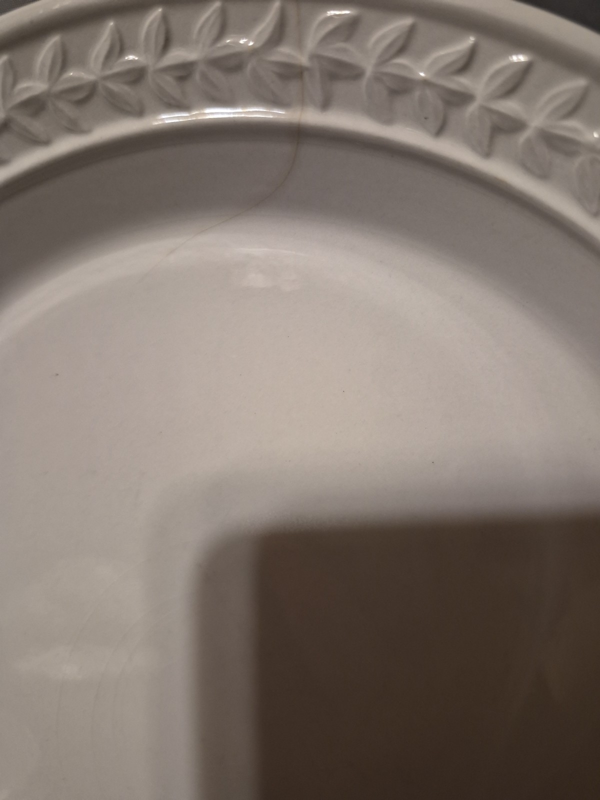 Portmeirion Options Salad Plates Set Of 5 Made In Britain White Preowned Flaws