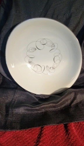 Tempo Dishes By Meito Japan 9″ Round Bowl & Oval Serving Platter  Set of 2 MCM
