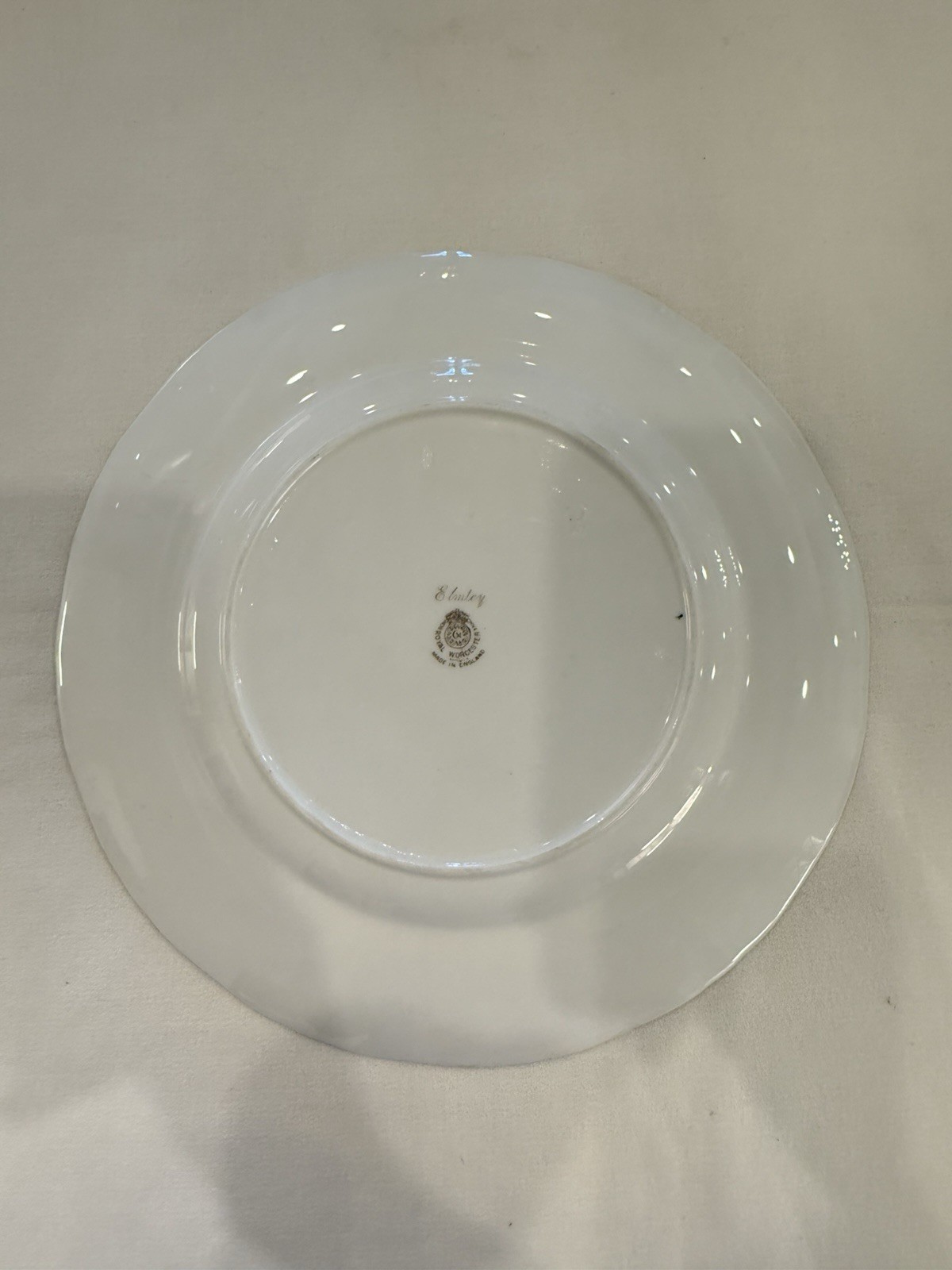 Pristine 1953 Royal Worcester 10.5″ Cabinet Plate Elmley Signed J Smith Mint