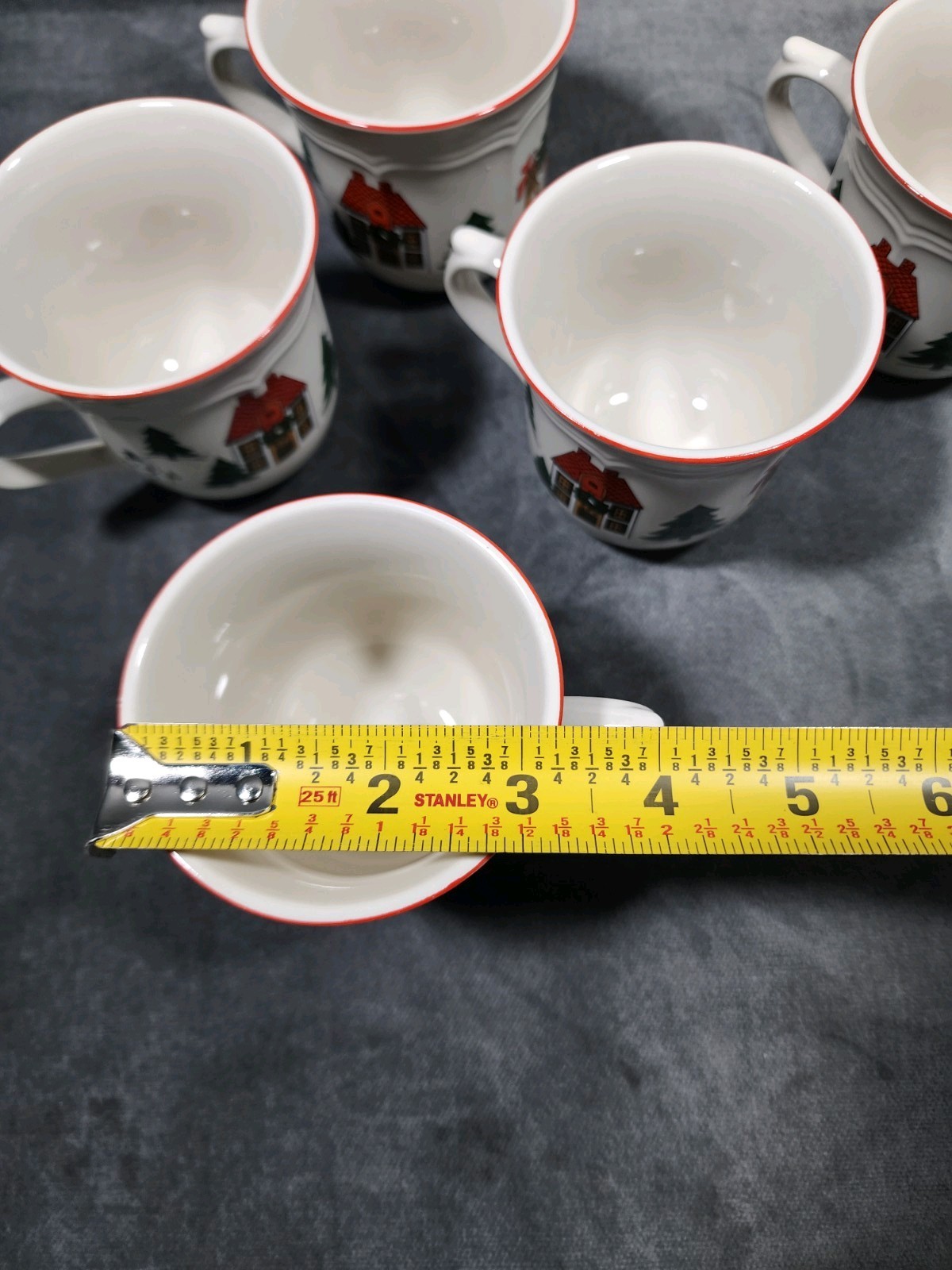 Vtg Jamestown China Action THE JOY OF CHRISTMAS Dinner Plates/Bowls/Cups/15 pcs