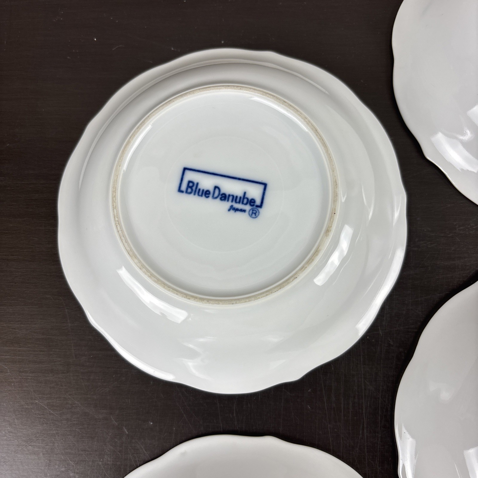 6 BLUE DANUBE JAPAN Onion 5 1/4″ Berry/Fruit / Cereal Bowls Set of 6 Rect Mark