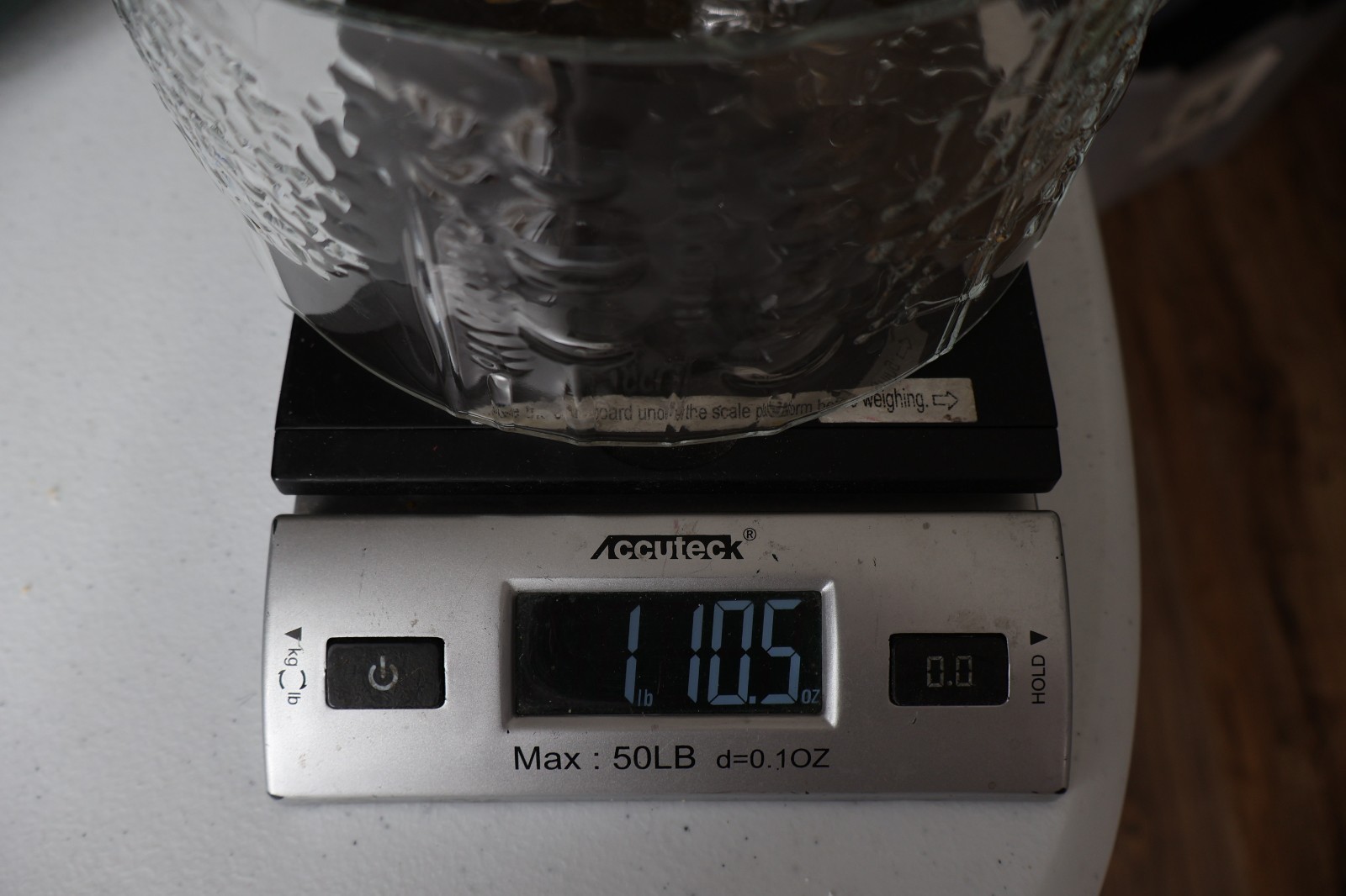 Oiva Toikka Flora Clear Glass Bowl for Iittala Nuutajärvi Finland 1960’s 7.5″