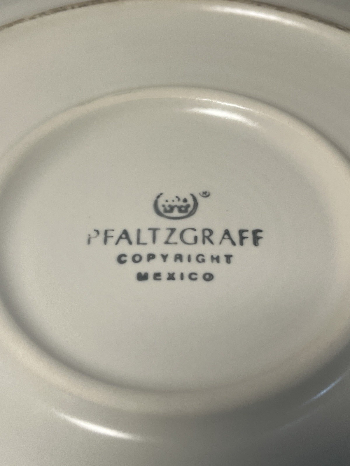 Pfaltzgraff Rio – Blue & White – 13″ Round Striped Serving Platter 3906