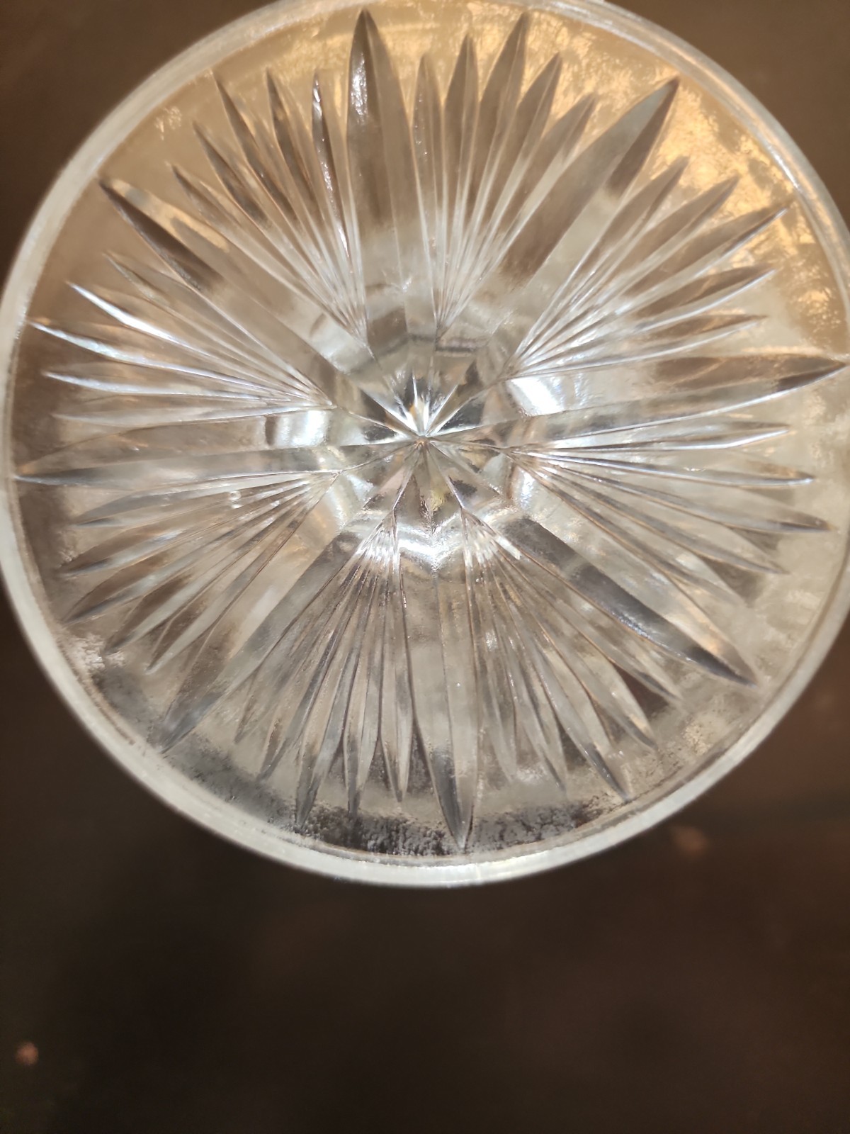 Antique EAPG Westmoreland Manganese Glass High Hob Clear Oval Compote Dish Bowl