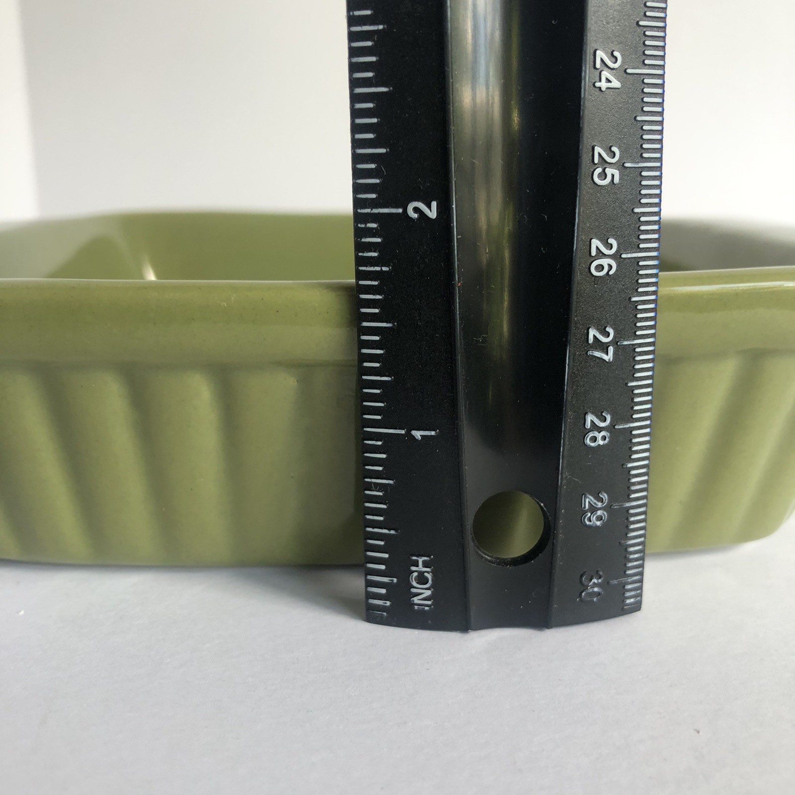 Royal Norfolk Olive Green Ceramic Dish Serving Set 7 Pieces Look New
