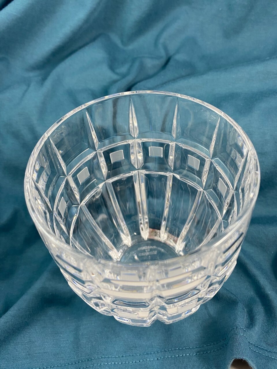 Stunning MARQUIS by WATERFORD Crystal QUADRATA Double Old Fashion