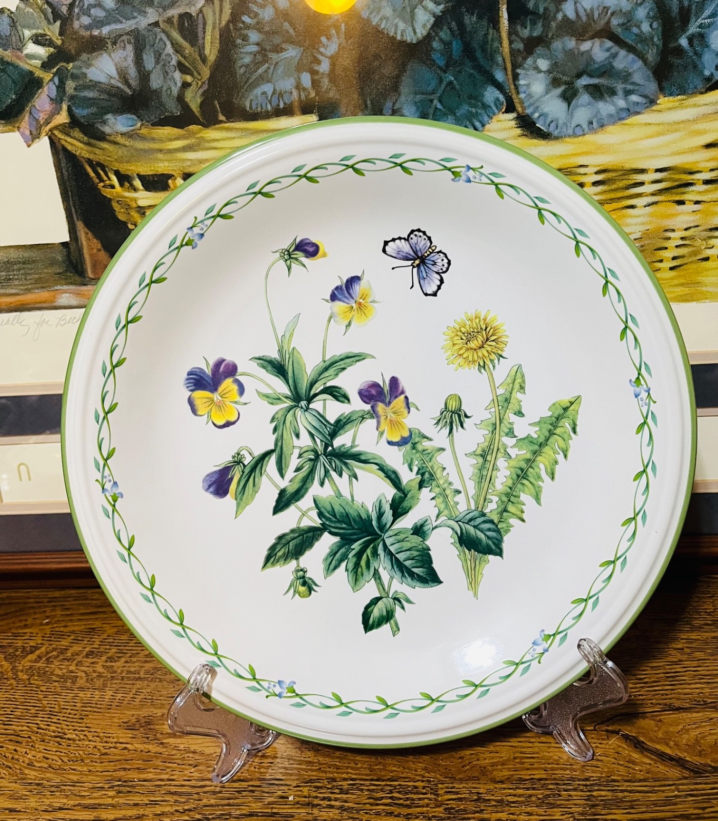 Studio Nova, GARDEN BLOOM Dinner Plate(s), Near Excellent Condition; Several