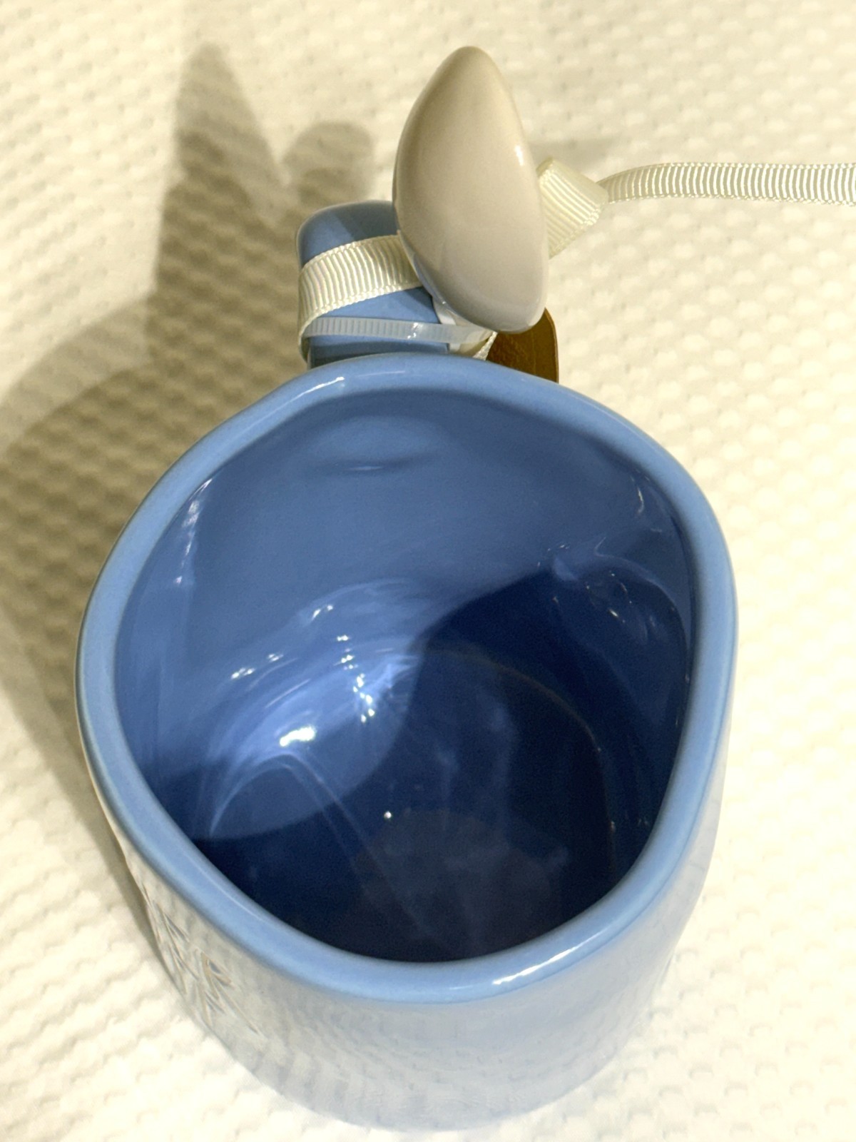 Rae Dunn Mug “Mother Goose” Ceramic Mug with 6.25in. Ceramic Spoon #712