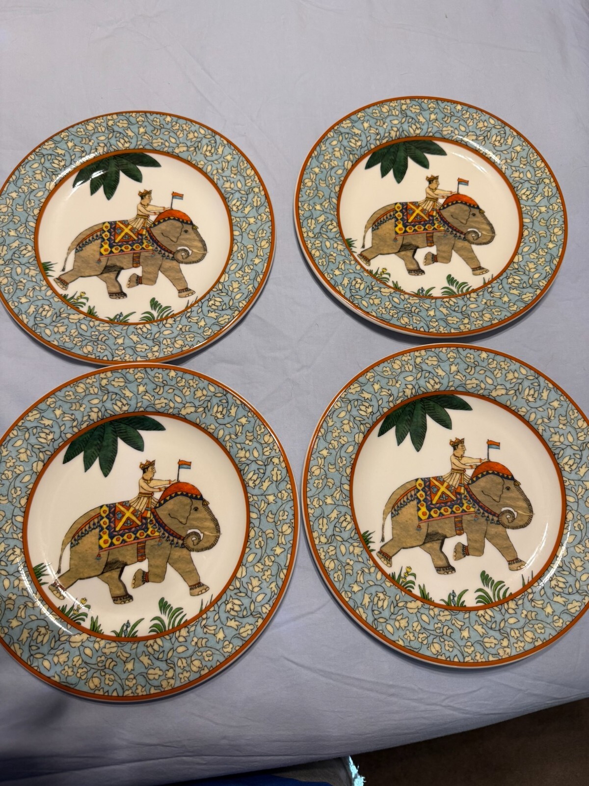 8 in total – VOYAGE by World Market ELEPHANT in India Plates and Bowls