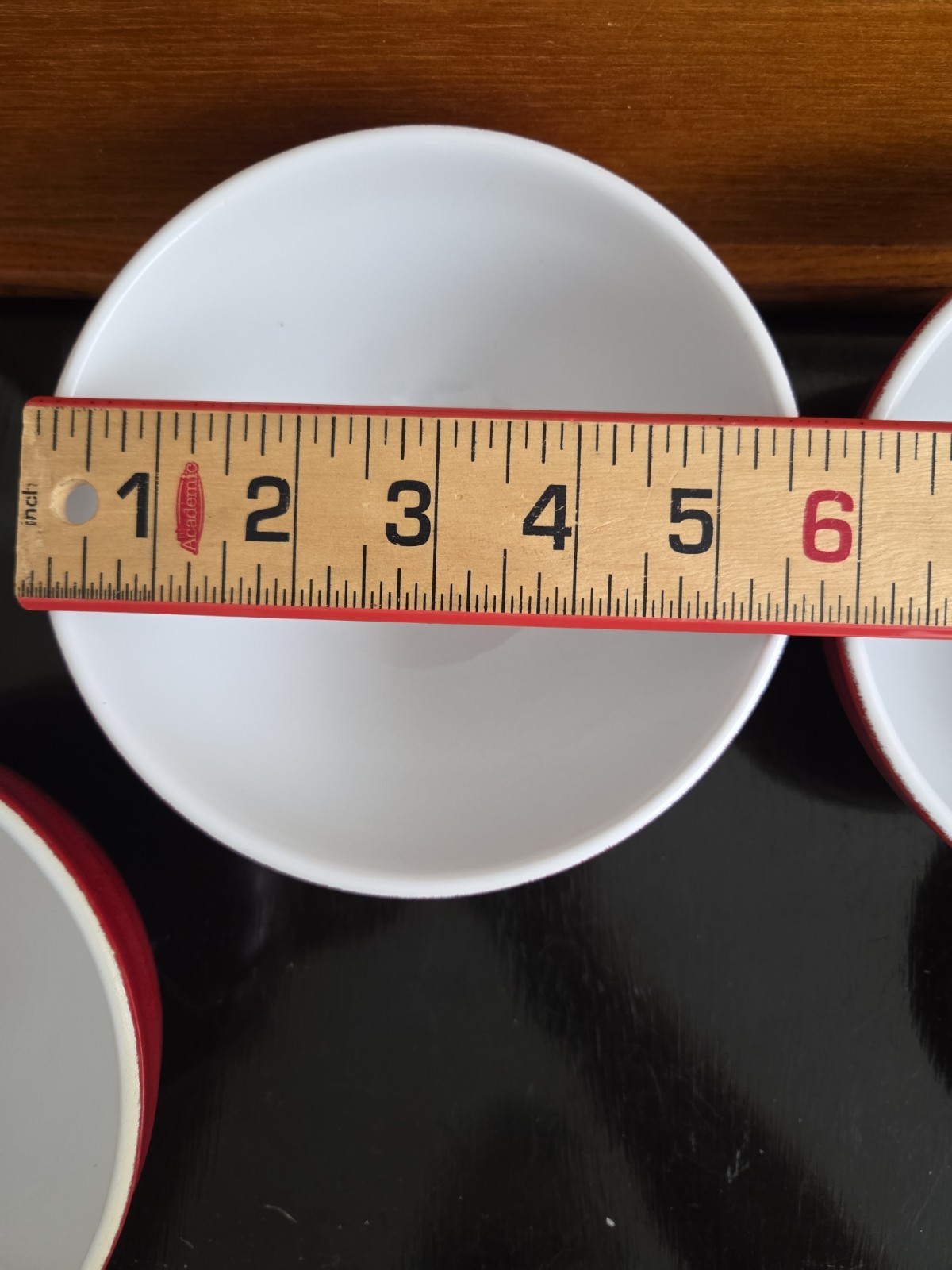 Emile Henry Provencale Red Cherise Cereal Bowl Set 4 France 2121 Soup 5 3/4″