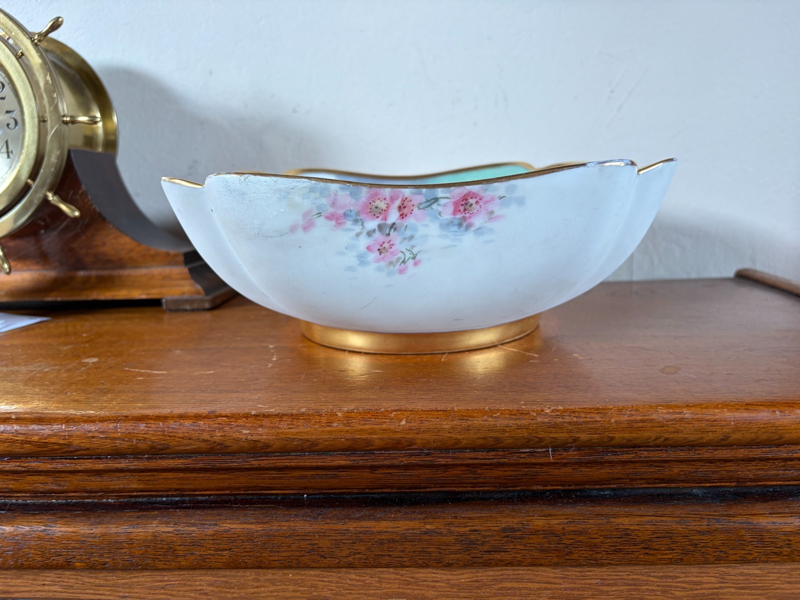 Pickard Vellum “Wildwood” Large Square Bowl Florence James