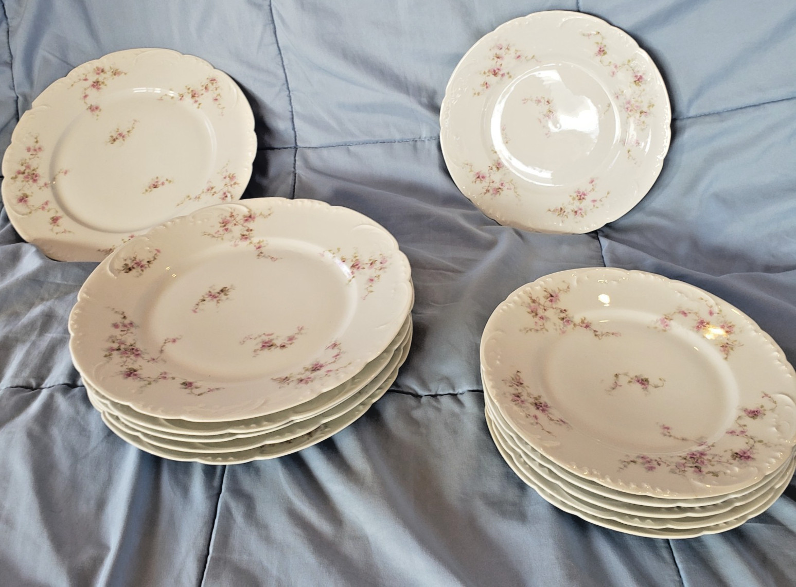 Theodore Haviland Limoges France Set of 12 Antique Plates French Porcelain