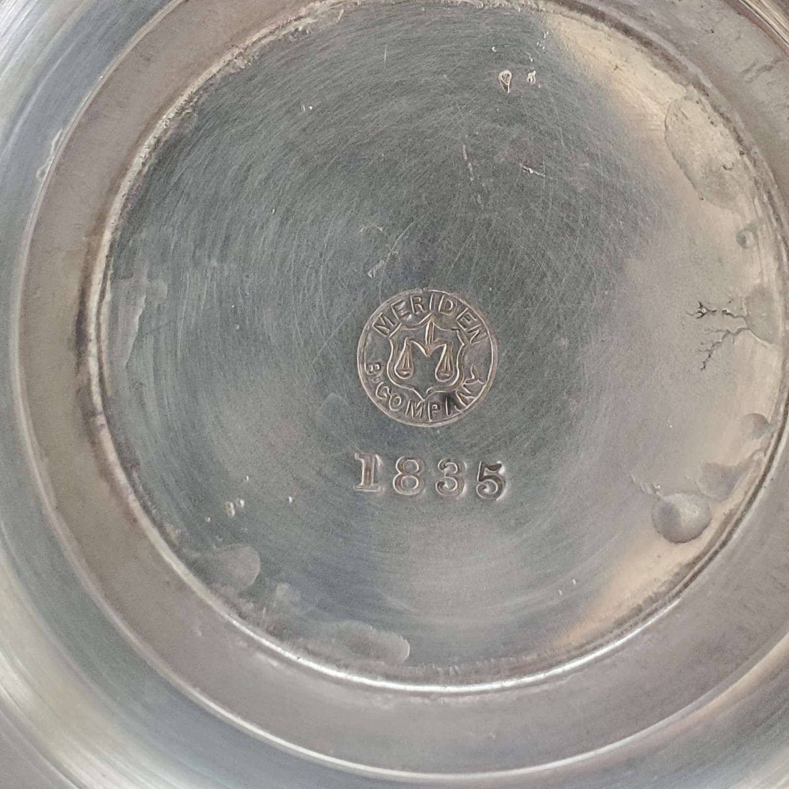 Antique Silverplate Victorian Bride Basket MERIDEN B Co (#1835) Late 19th Cent