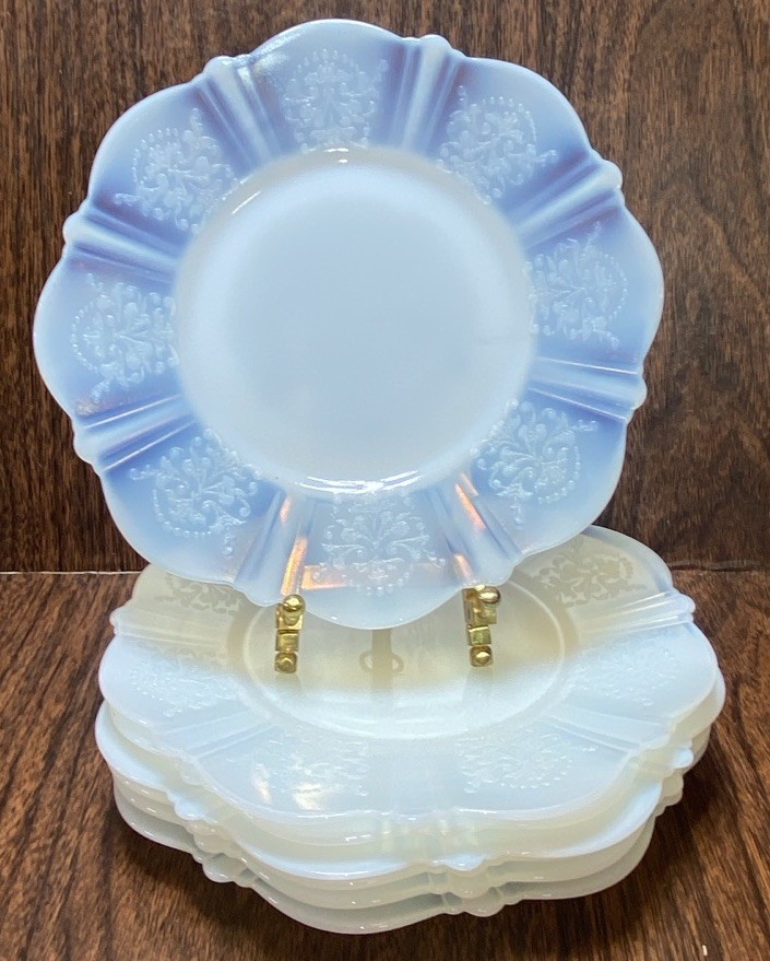 Vintage Macbeth Evans American Sweetheart 6 1/2 In Dessert Plates Set Of 7