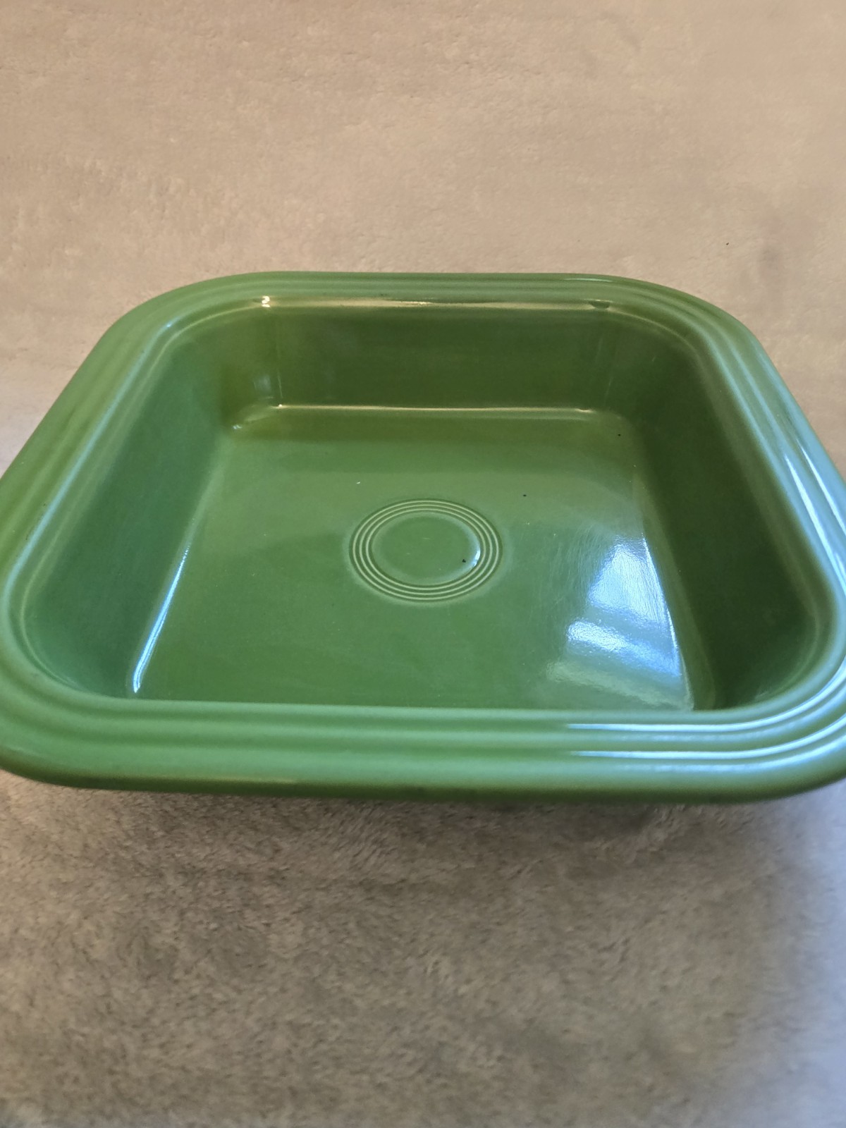 HLC Fiestaware 9in Square Baking Dish Shamrock Green USED