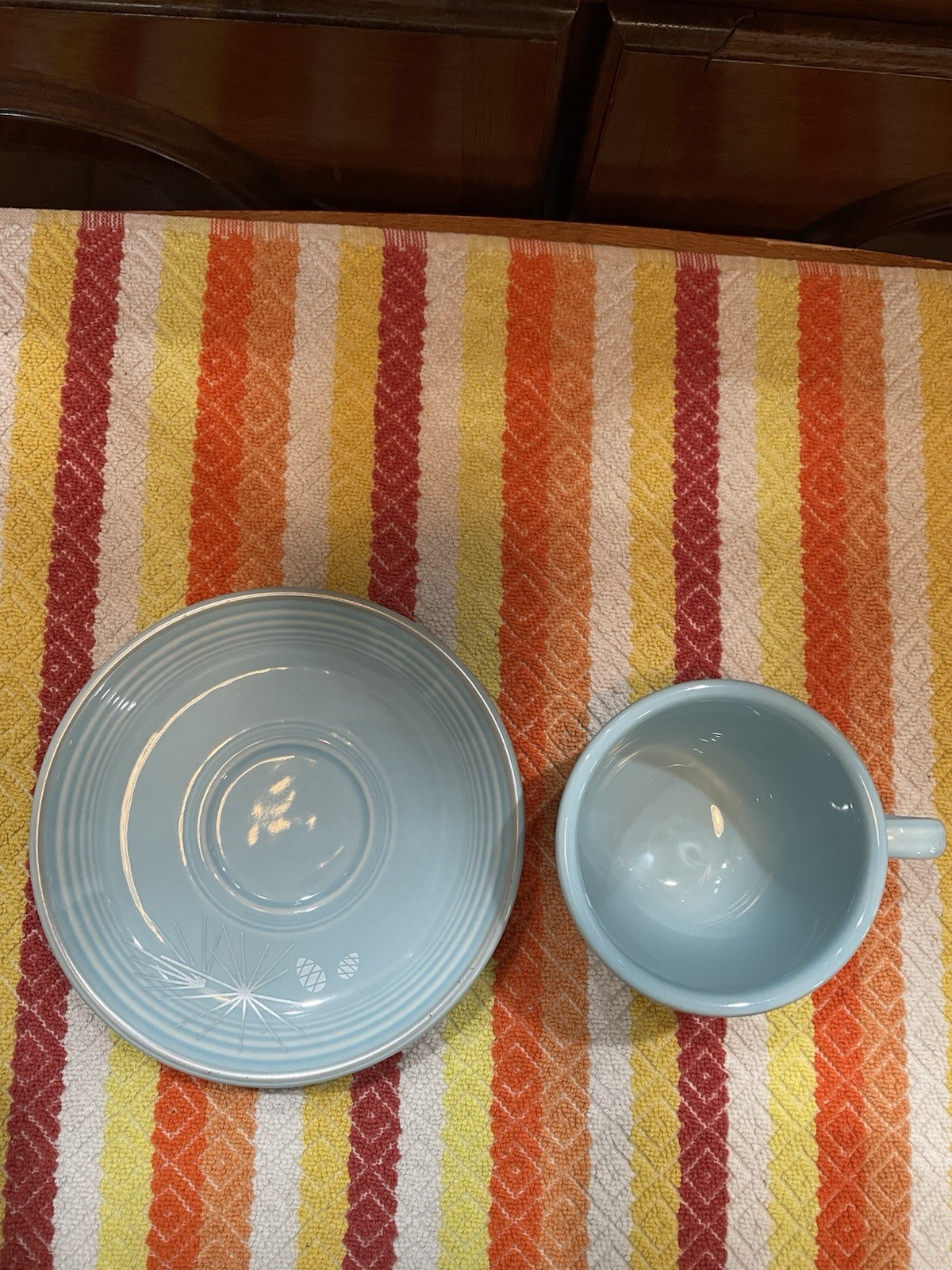 Fiesta HLCCA Cup And Saucer Atomic Pine 2026 Conference Exclusive Sky Pristine