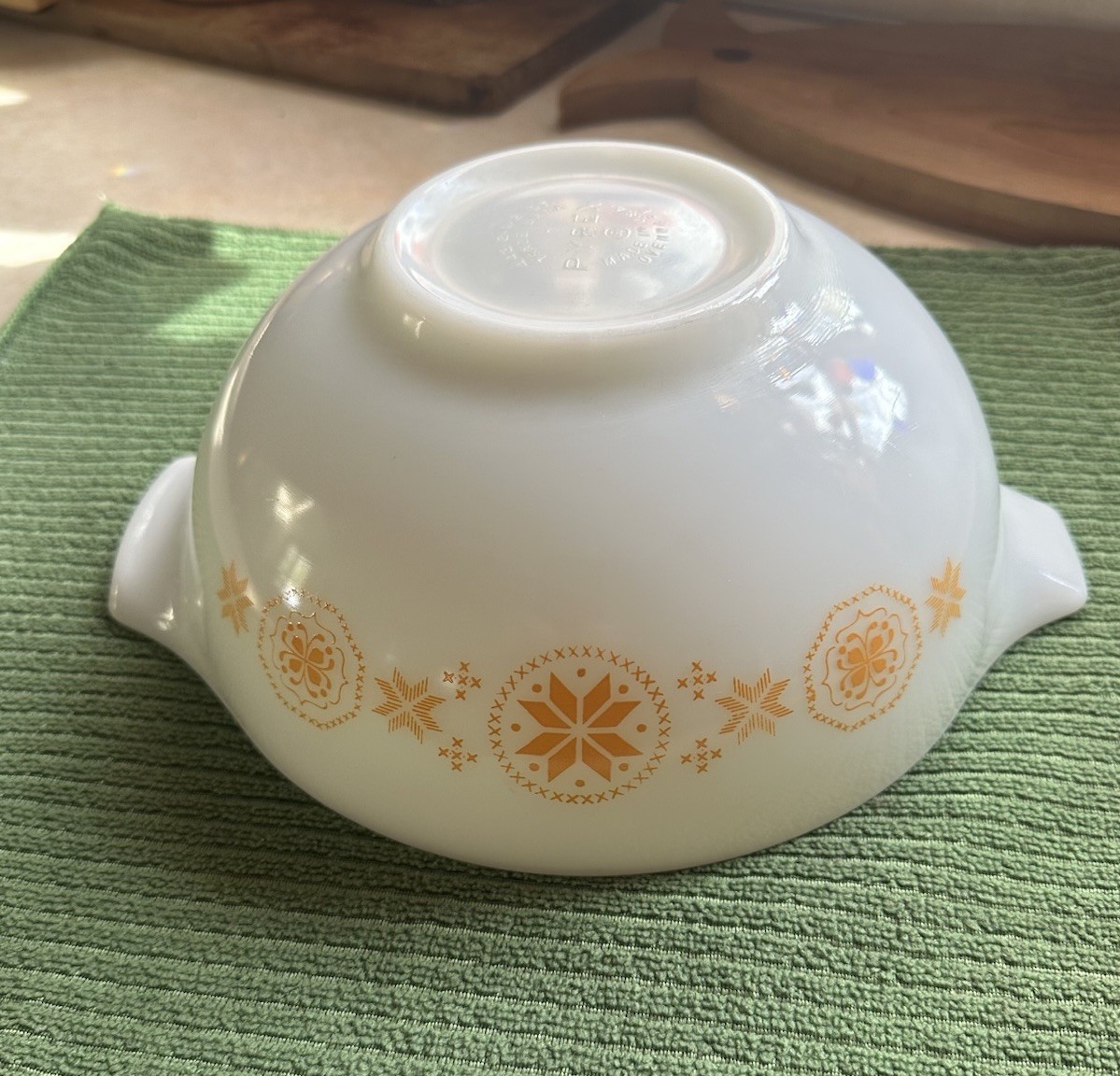 1963 Pyrex Town & Country 2 1/2 Qt Nesting Mixing Cinderella Bowl #443 EUC