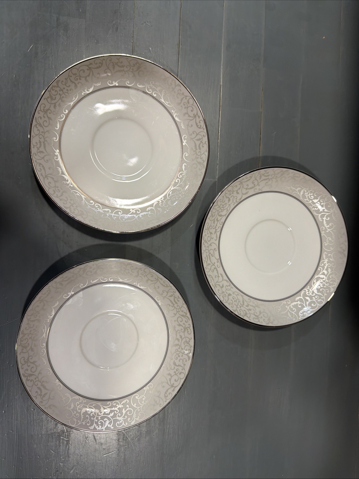 Parchment L3438-205 Tea Saucer by Mikasa Fine China 6.5″ Set Of 3
