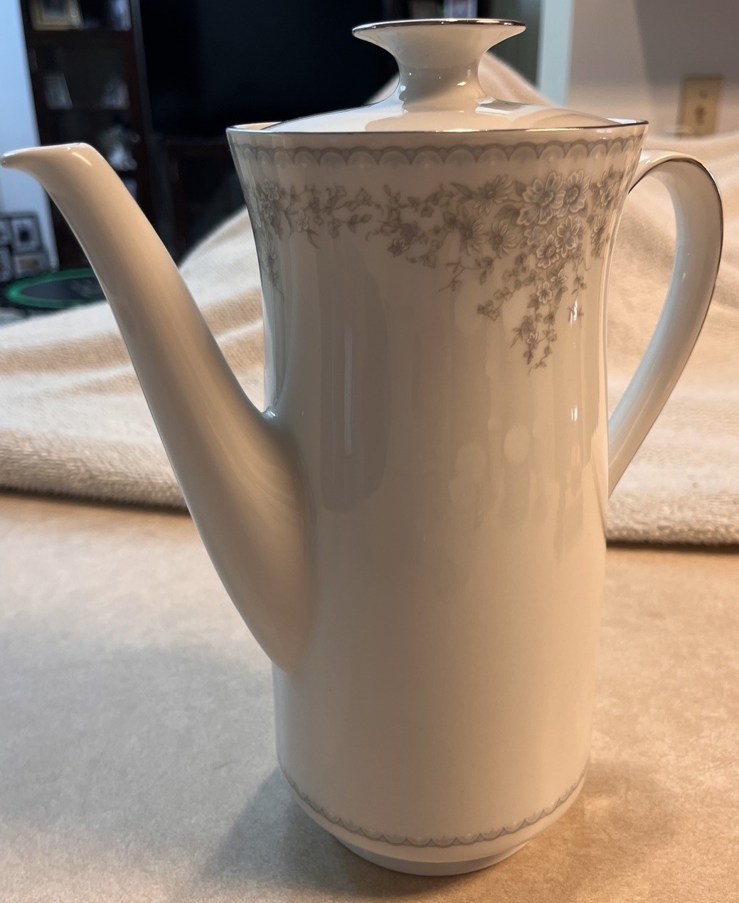 Vintage Johann Haviland Bavaria Royal Lace Teapot With Lid – German Fine China