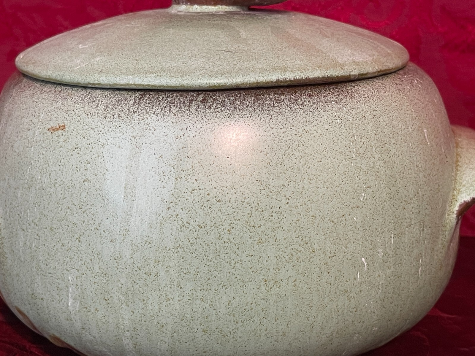 Vintage Frankoma Prairie Green Casserole Dish with Lid
