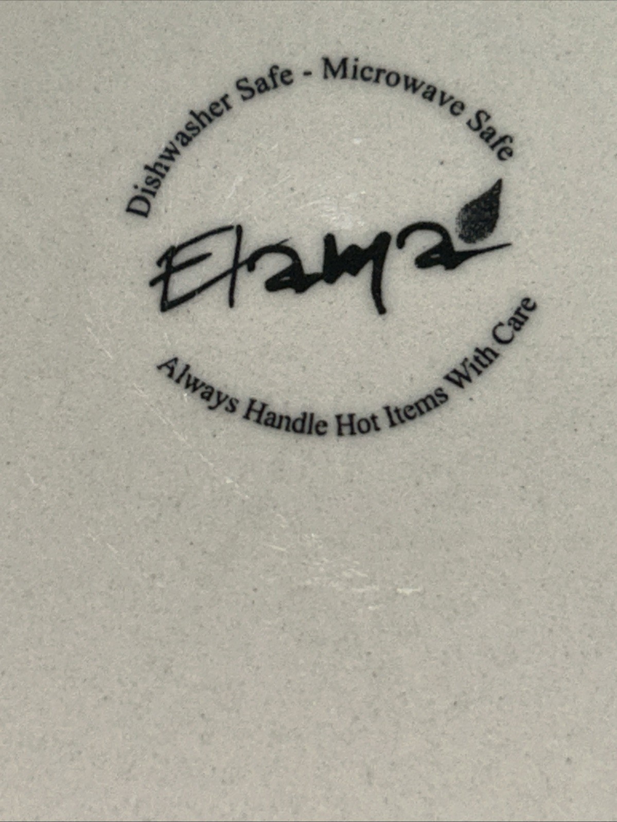 Elama Plates 3 Traditional Blue Desert Rose Pattern 8” Across NIB