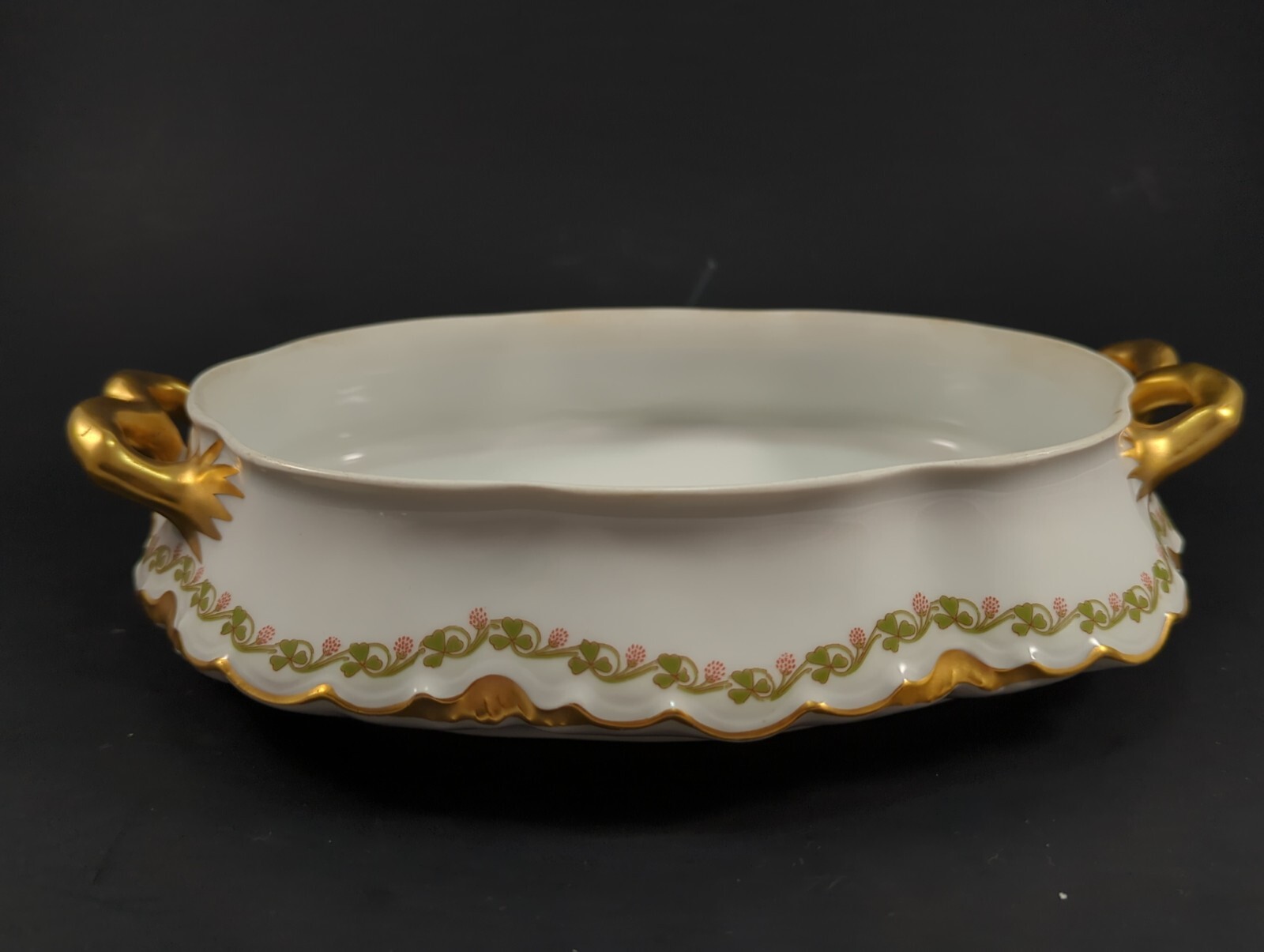 Rare Haviland Limoges Oval and Circular Serving Dishes plus one Circular lid.