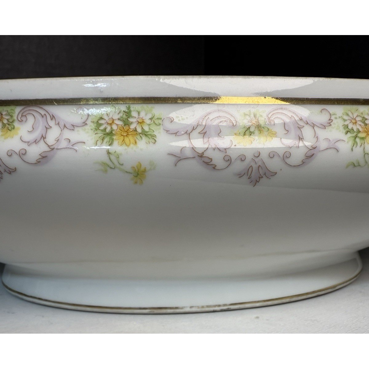 ATQ Limoges Elite Works Bawo & Dotter BWD647 Oval Covered Vegetable Server 12″
