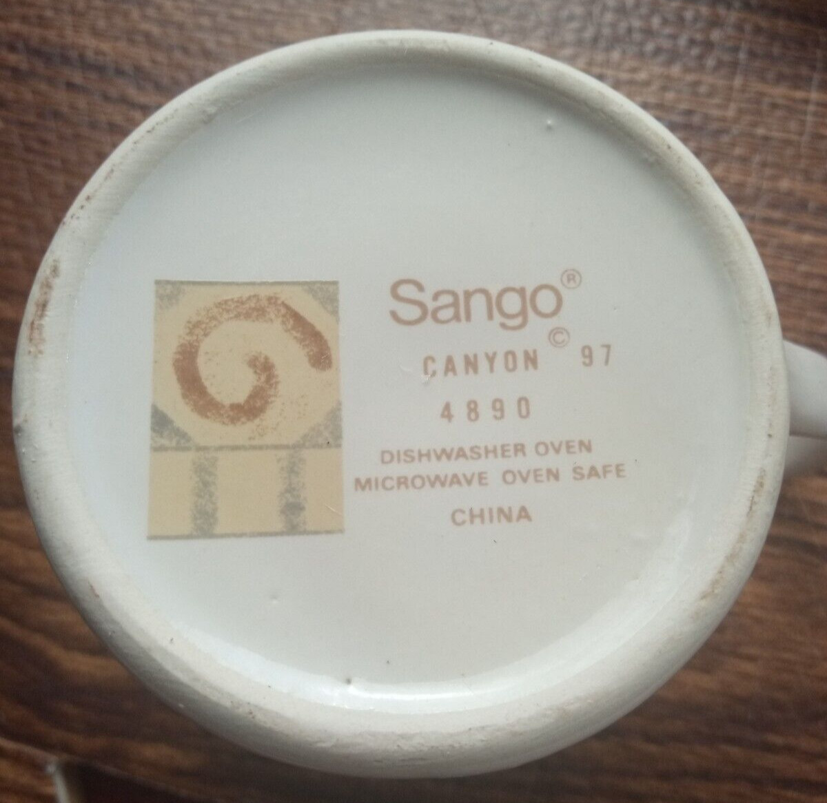 Vintage Mcm Mid Century Modern Style Sango Canyon 4890 Creamer Pitcher 1979 Euc