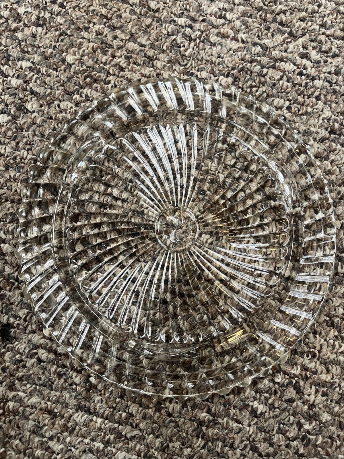 Glass Serving Platter 11 1/2 Inches