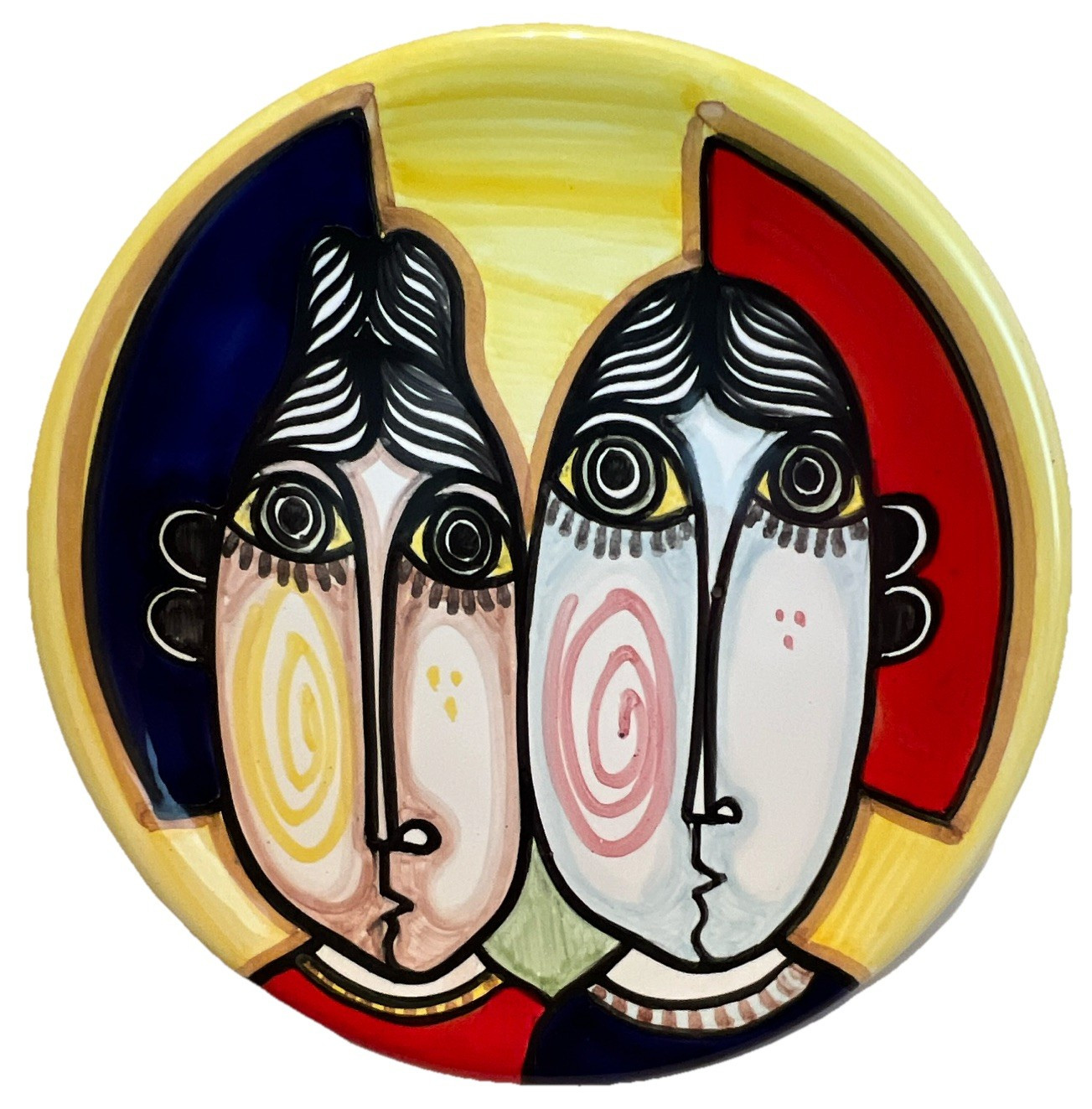 Ceramiche Desuir Sicilia Ceramic Decorative Plate