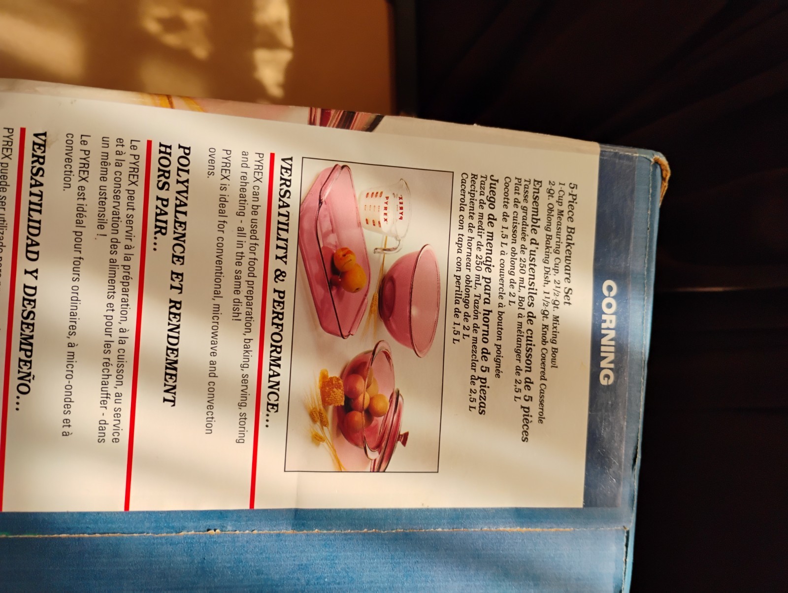 corning 5 piece bakeware set