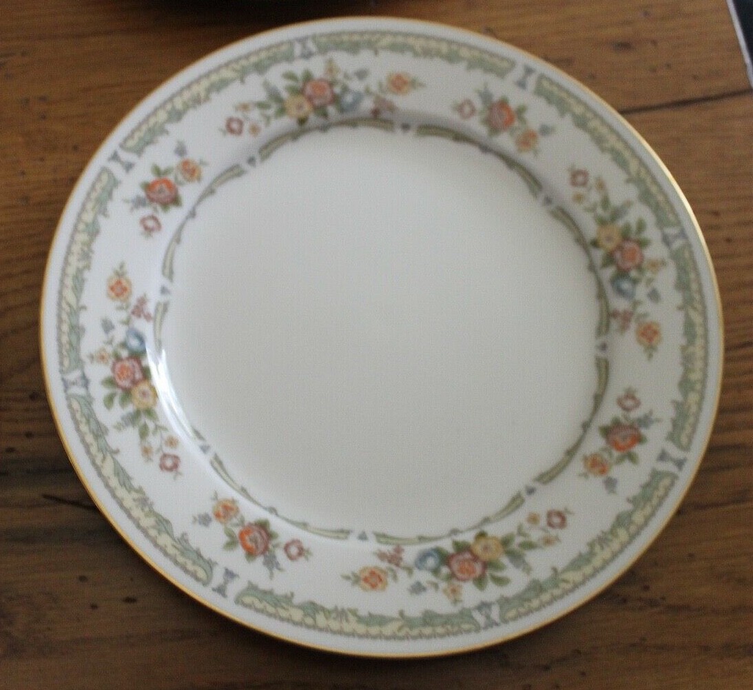 6 Noritake China Porcelain Floral HOMAGE Salad Plates #7236